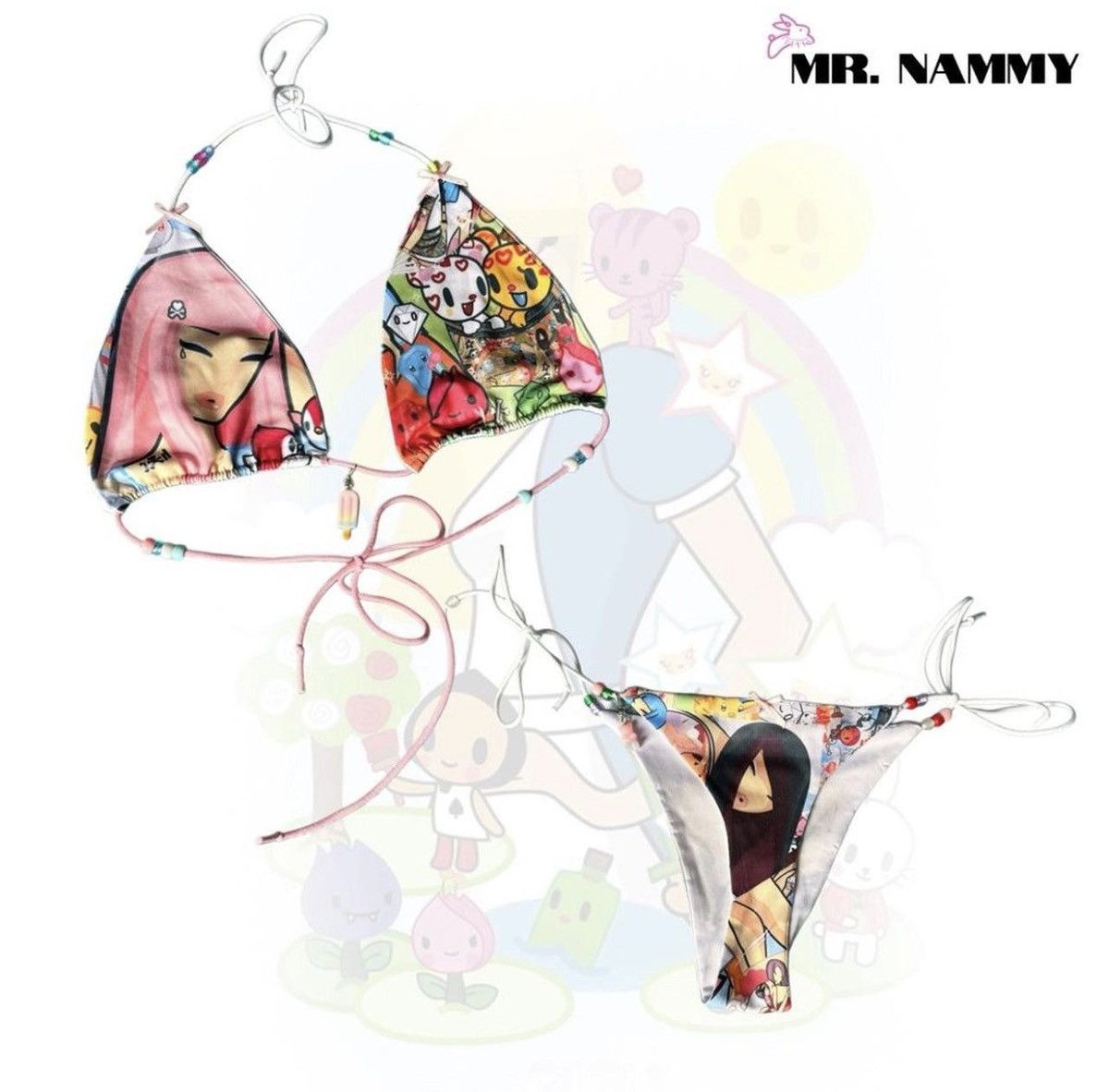 Other Custom TokiDoki Bikini Size 35" - 3 Thumbnail