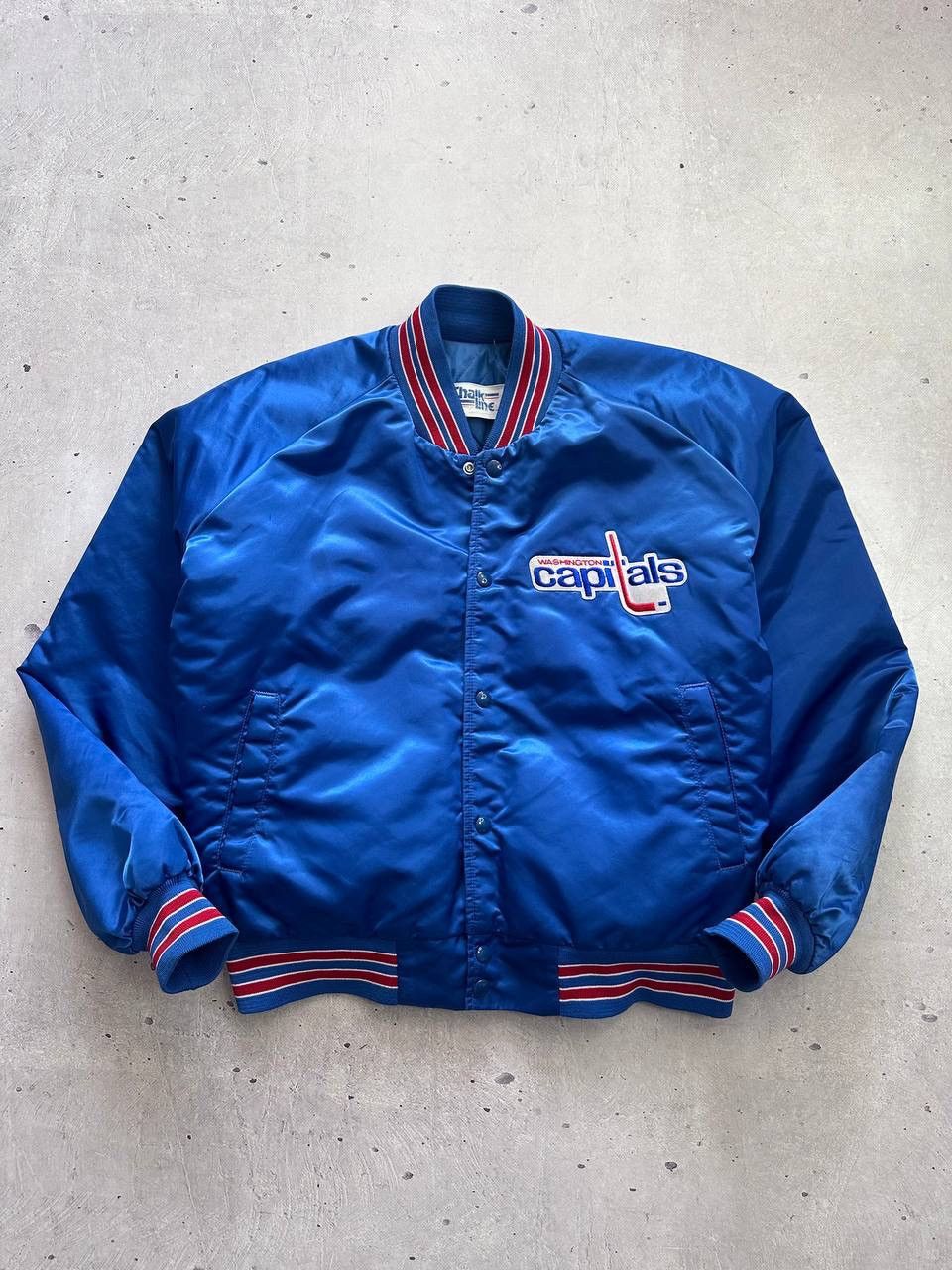 Chalk Line Vintage Washington Capitals Bomber Jacket Chalk Line NHL USA Size US XL / EU 56 / 4 - 13 Thumbnail