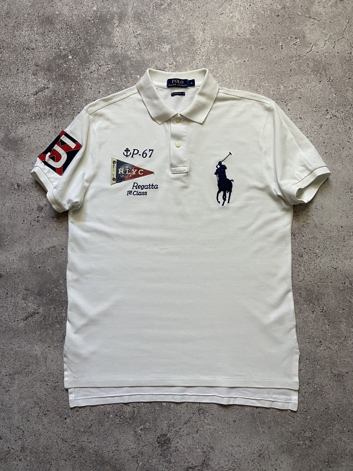 Polo Ralph Lauren Vintage Polo Ralph Lauren RLYC Regatta Big Logo Pony Rare Size US M / EU 48-50 / 2 - 1 Thumbnail