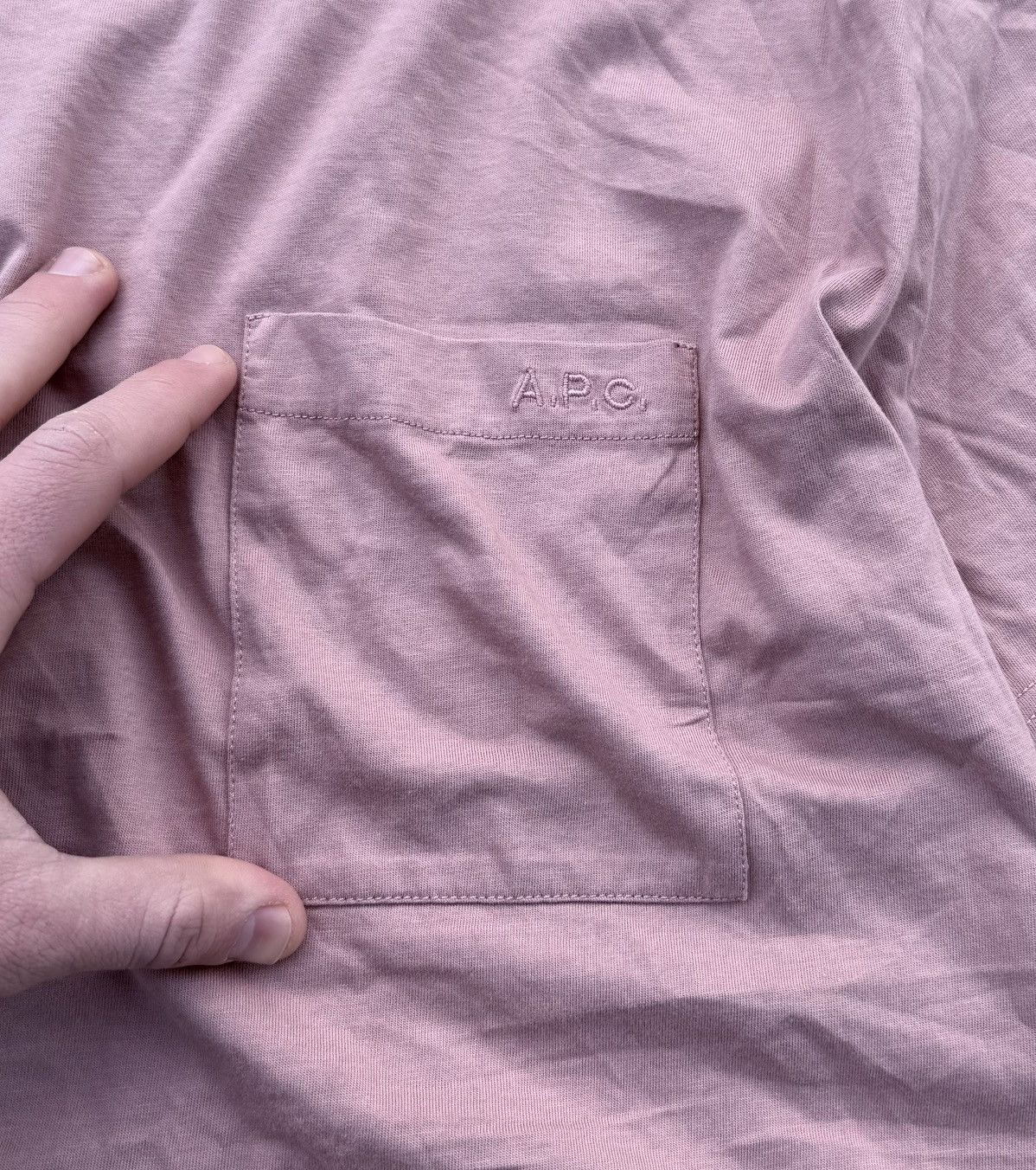 Other Vintage A.P.C luxury streetwear avantgarde track T-shirt Size US M / EU 48-50 / 2 - 5 Thumbnail
