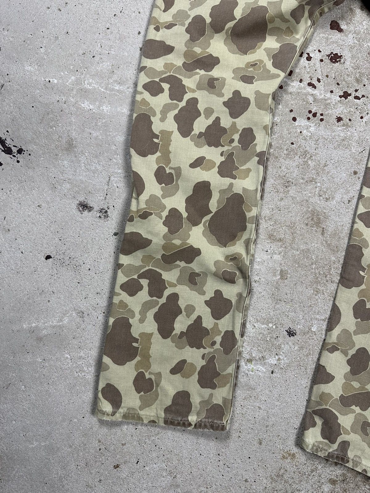 Polo Ralph Lauren Vintage Y2K Polo Ralph Lauren Beige Camo Denim Pants Jeans Size US 35 - 14 Thumbnail
