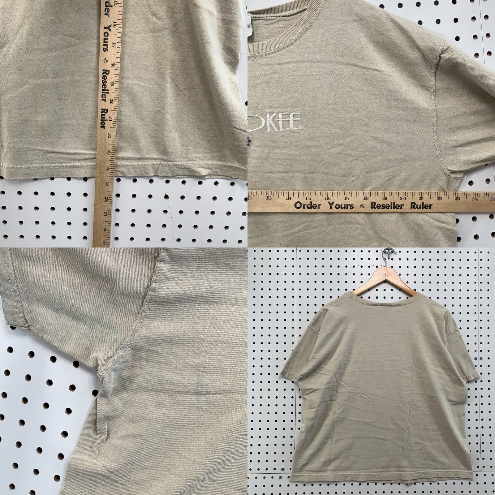 Cherokee VINTAGE Cherokee Shirt Tan Womens Large Embroidered Floral USA MADE Size L / US 10 / IT 46 - 9 Thumbnail