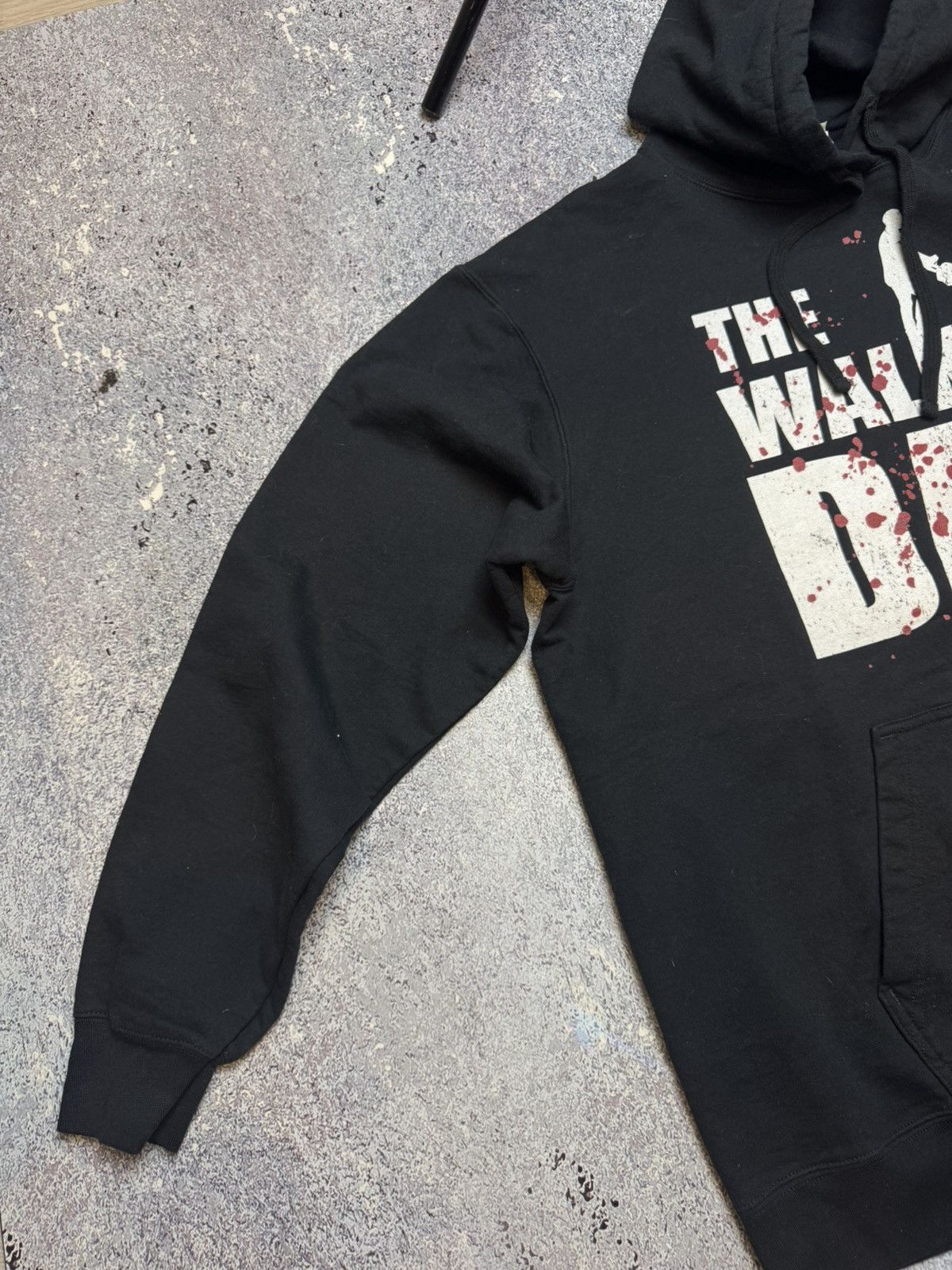 Vintage 💥CRAZY CUSTOM MADE THE WALKING DEAD HOODIE Size US XL / EU 56 / 4 - 5 Thumbnail