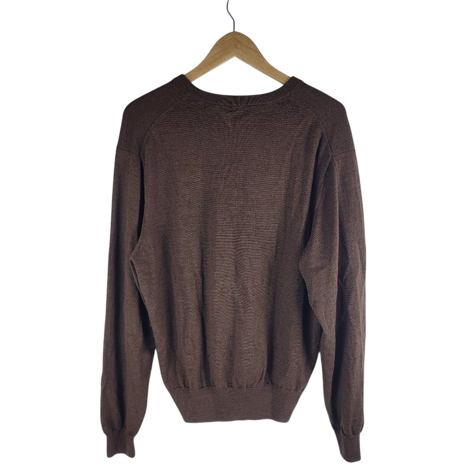 Peter Millar Peter Millar Italian Merino Wool Sweater Long Sleeve Brown Size US XL / EU 56 / 4 - 6 Thumbnail
