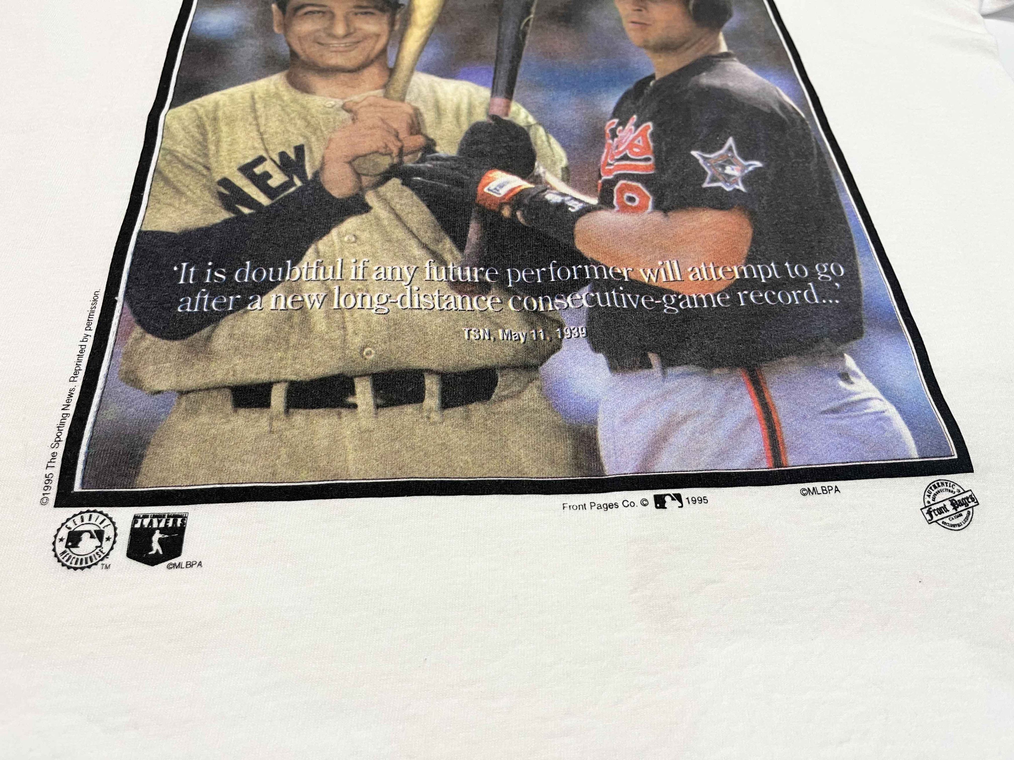 MLB Vintage Front Pages 1995 MLB Cal Ripken Orioles T-Shirt Size US L / EU 52-54 / 3 - 4 Thumbnail