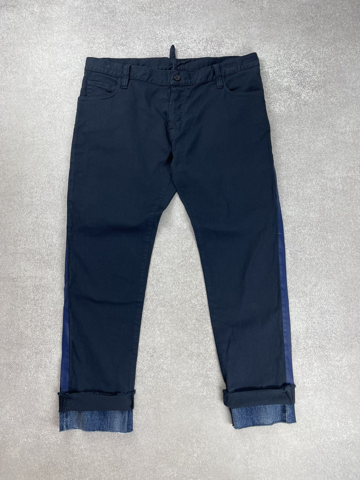 Vintage Maurizio Massimino Selvedge Avant Garde Cotton Pants Size 48 Size US 33 - 1 Thumbnail