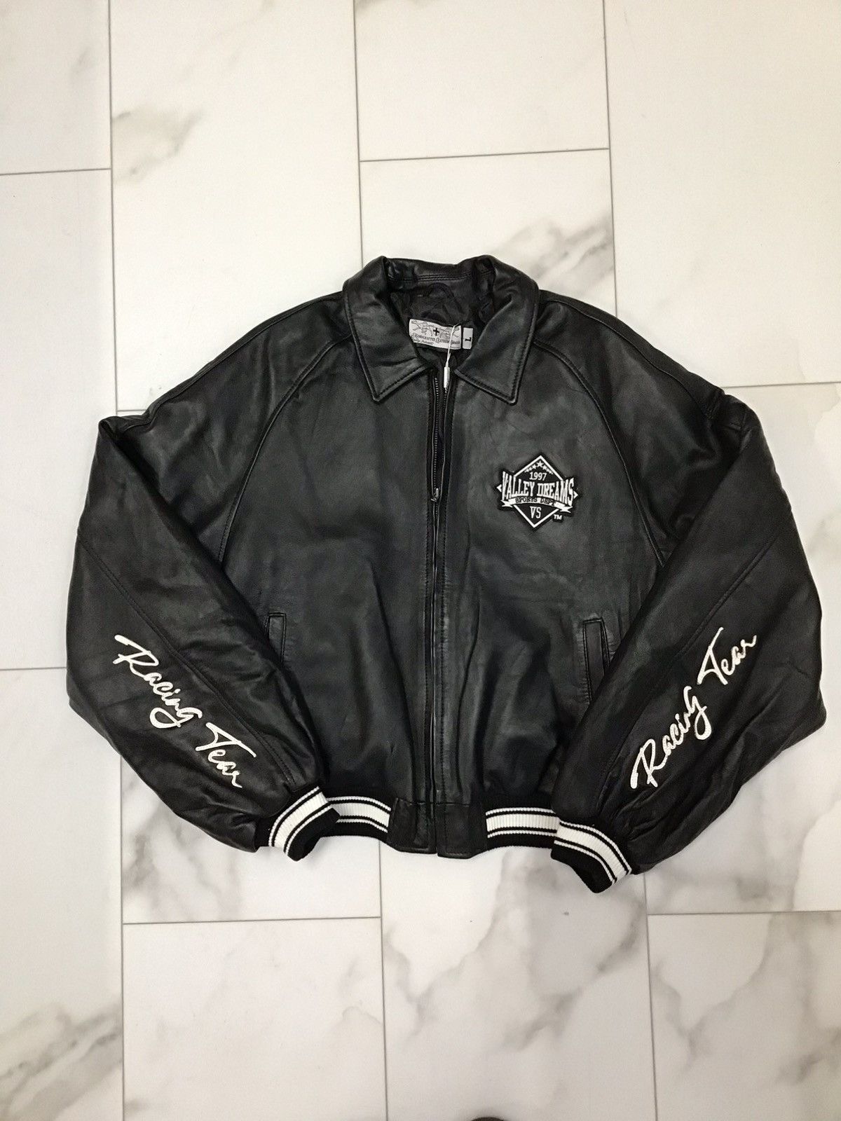 Vale Vale Forever LEATHER COACH JACKET BLACK Size US XL / EU 56 / 4 - 1 Thumbnail