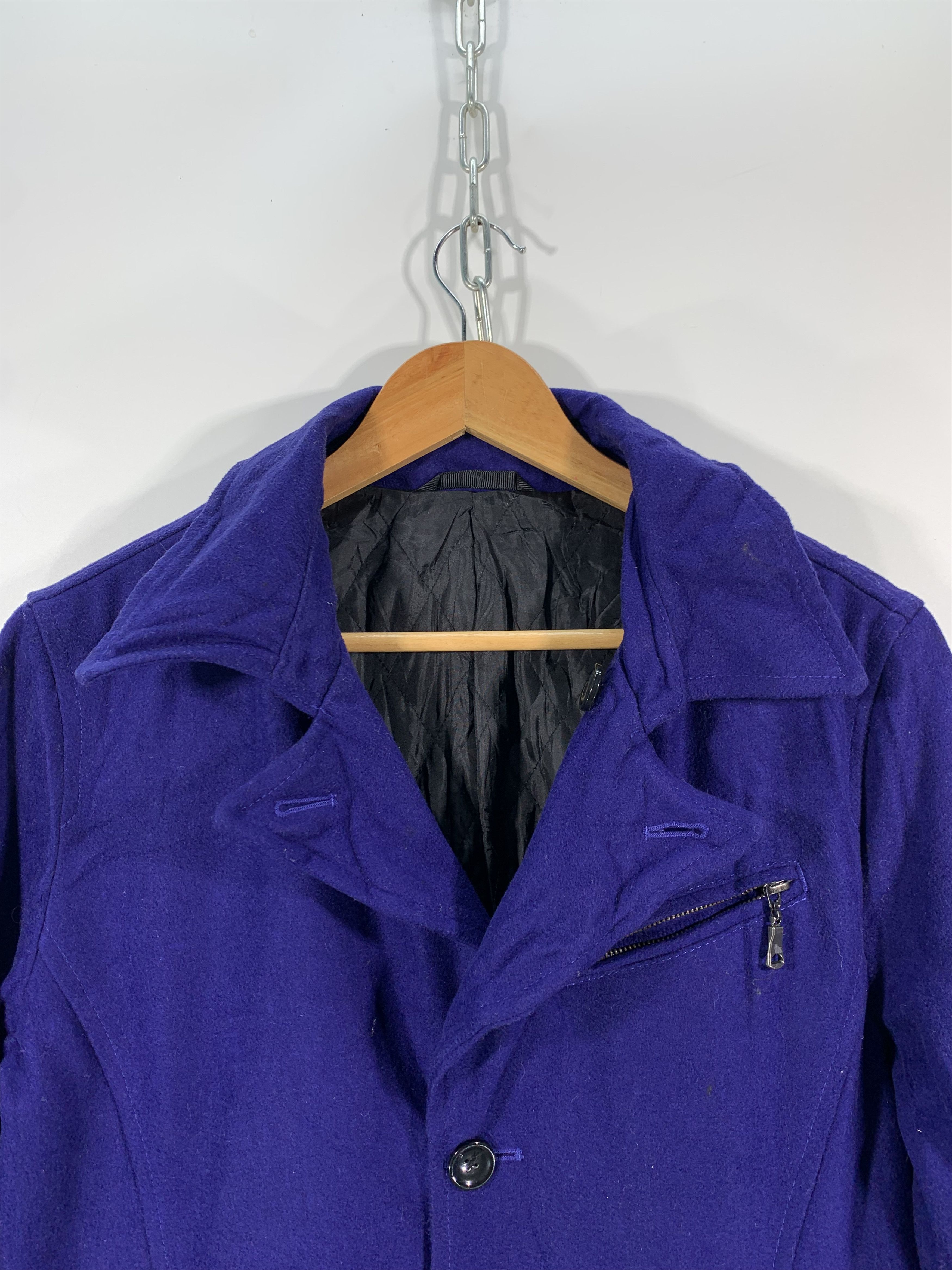 Japanese Brand × Tornado Mart × semanticdesign ⚡️Semantic Design Wool Blue Jacket Size US S / EU 44-46 / 1 - 5 Thumbnail