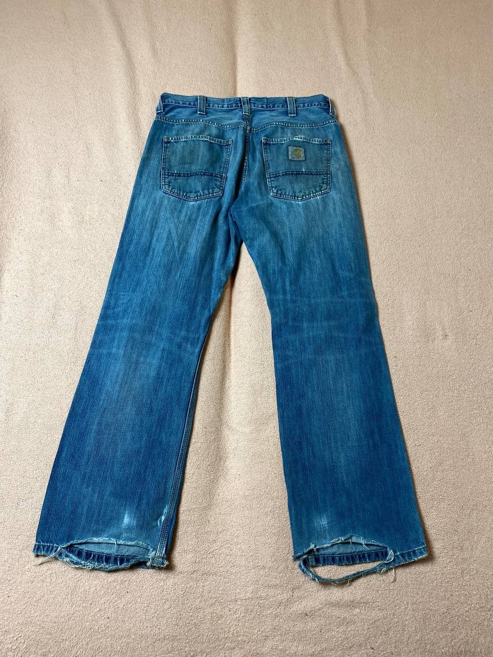 Carhartt × Vintage Flared Denim Jeans Pants Bootcut Y2K Size US 32 / EU 48 - 17 Thumbnail