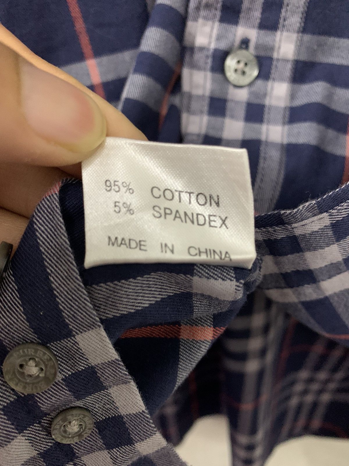 Burberry Burberry Tartan Blue Check Shirt Size US M / EU 48-50 / 2 - 5 Thumbnail
