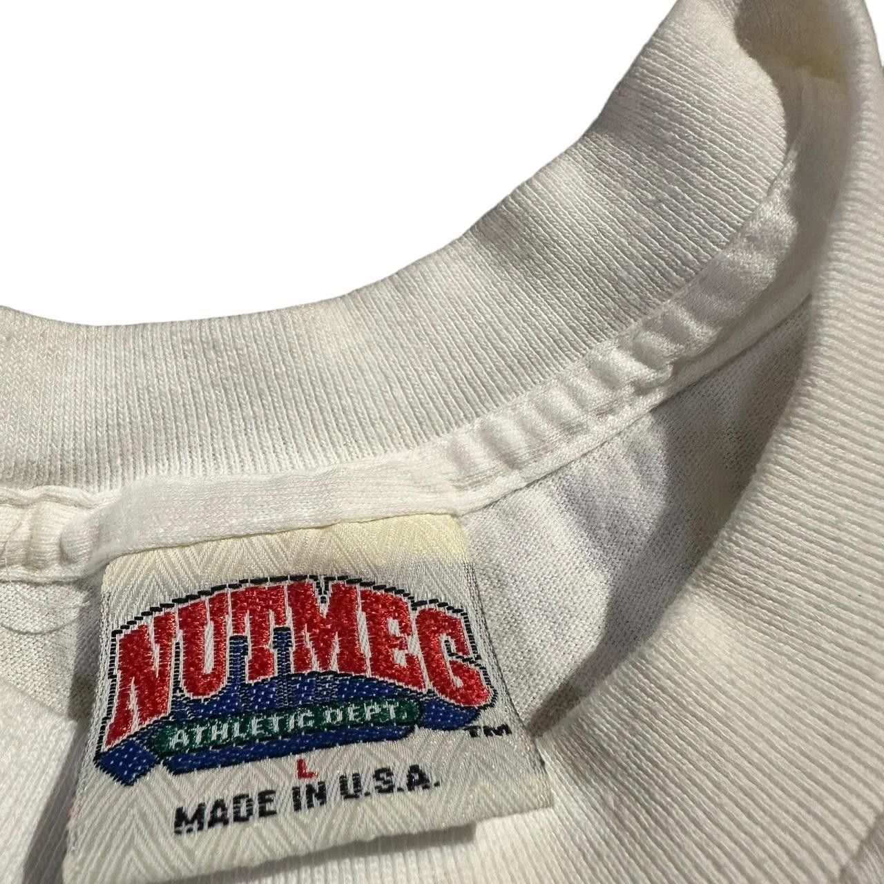 Nutmeg 1990 Chicago Cubs Nutmeg Single Stitched Shirt (MADE IN USA) Size US L / EU 52-54 / 3 - 5 Thumbnail
