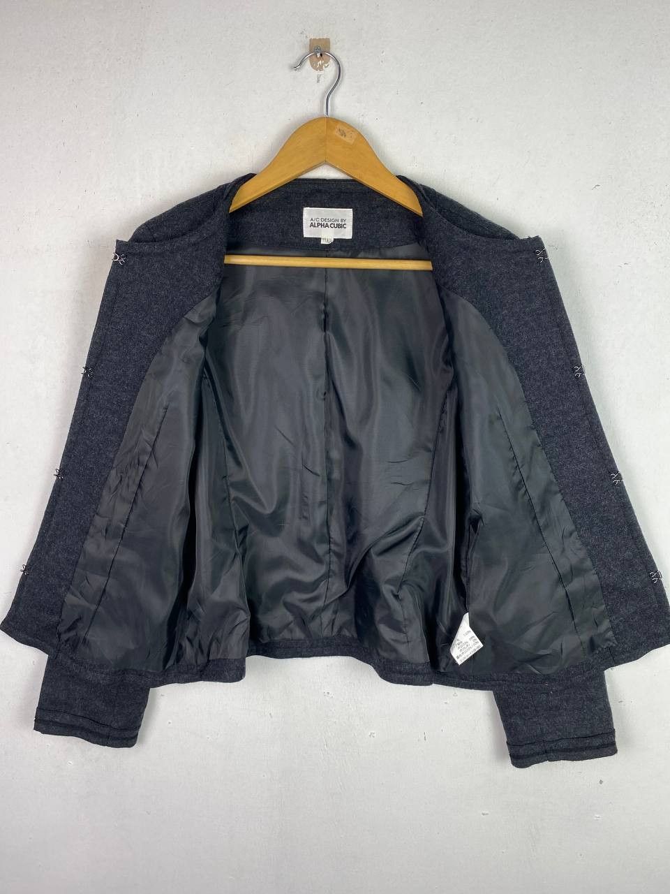 Japanese Brand alpha cubic wool jacket nice design Size M / US 6-8 / IT 42-44 - 5 Thumbnail