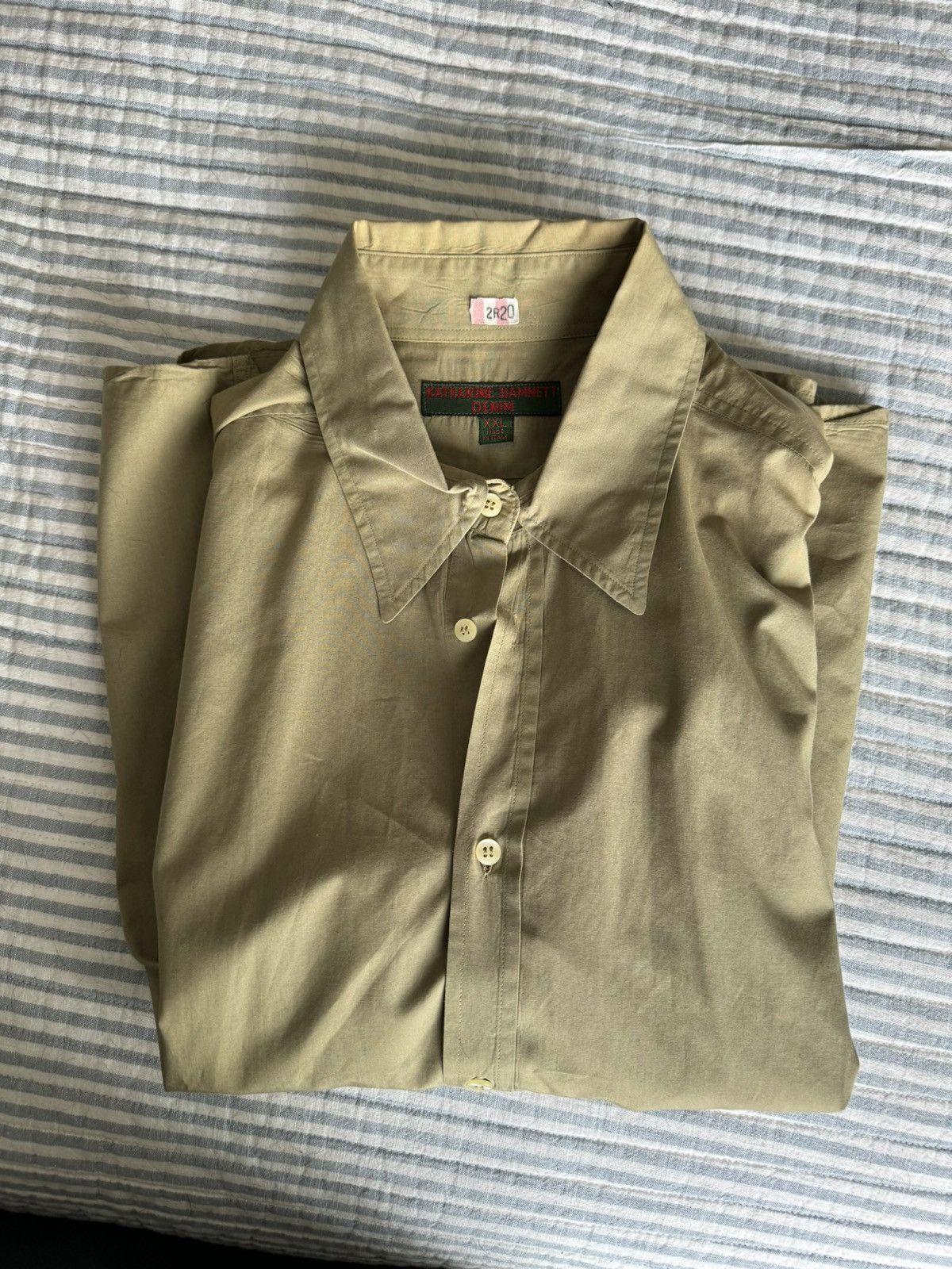 Vintage Katherine Hammett London Denim men’s shirt Size US XL / EU 56 / 4 - 1 Preview