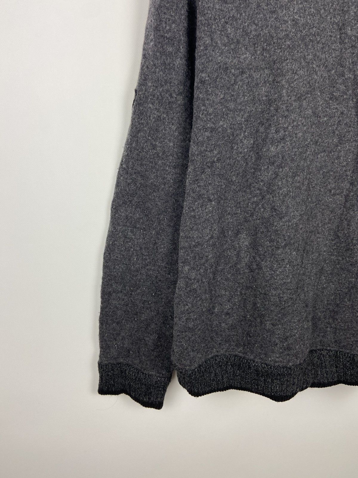 Carlo Colucci Vintage Carlo Colucci Sport 1/2 Zip Gray Polo Wool Sweater Size US XL / EU 56 / 4 - 17 Thumbnail