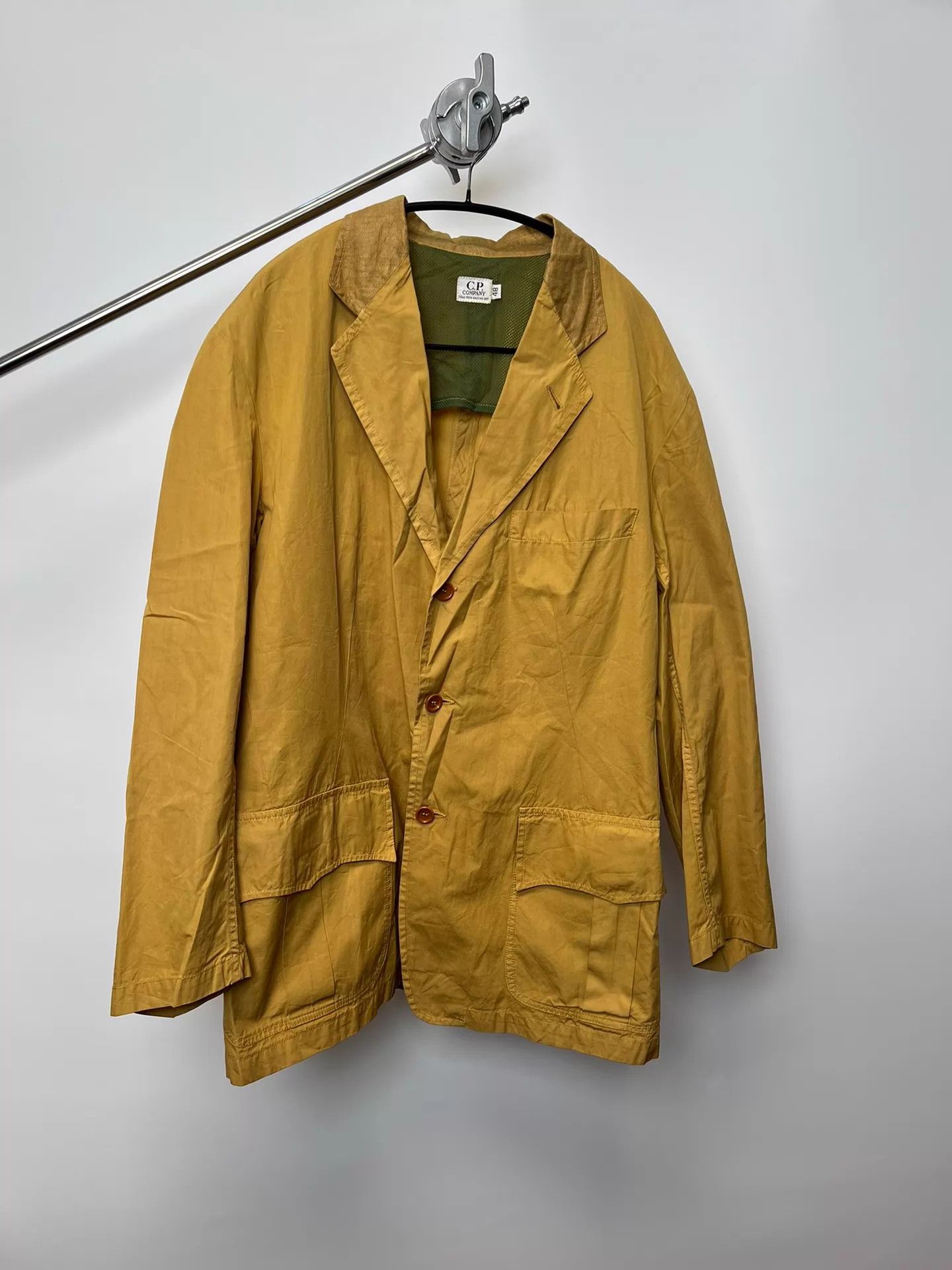 C.P. Company CP Company Vintage Italian Suit Jacket Yellow Size US M / EU 48-50 / 2 - 2 Thumbnail