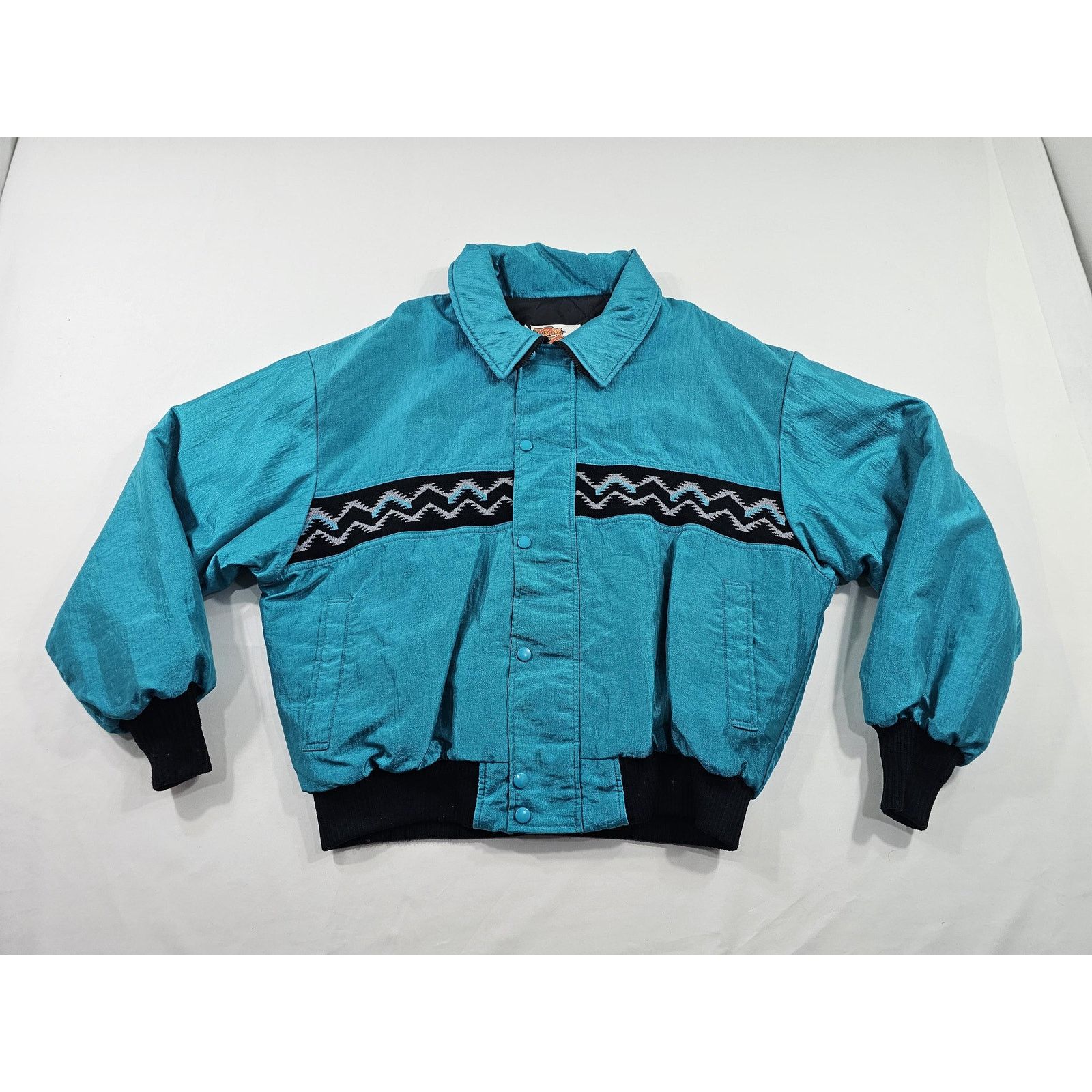 Other Comfy Casuals Bomber Aztec Western Blue Jacket Sz XL Size US XL / EU 56 / 4 - 1 Thumbnail