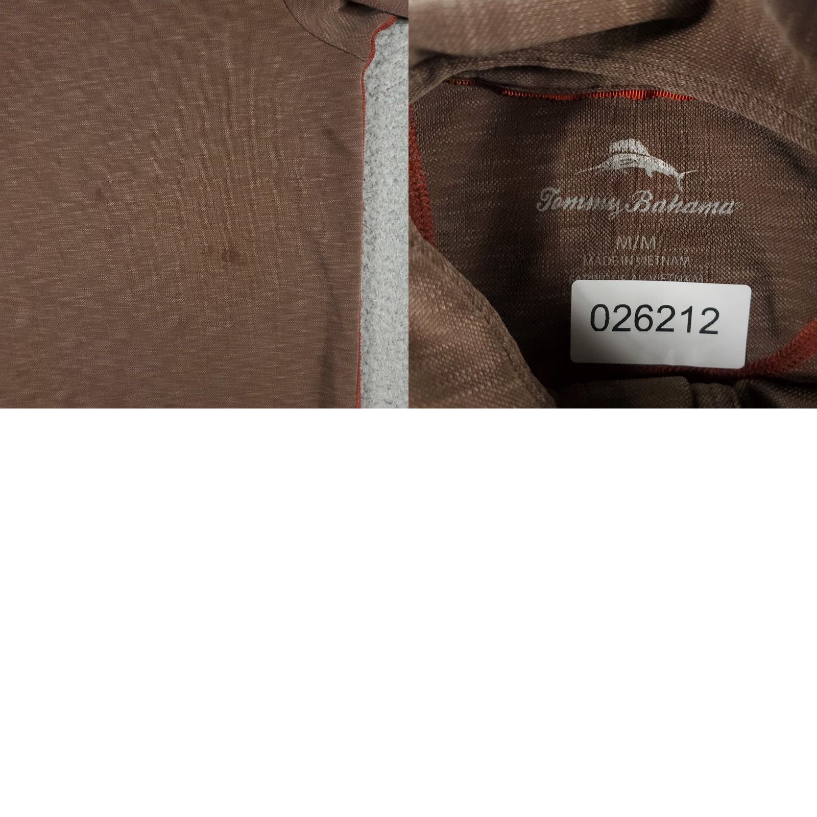 Tommy Bahama VINTAGE Tommy Bahama Polo Shirt Men’s Medium Brown Casual Short Sleeve Sports Size US M / EU 48-50 / 2 - 8 Thumbnail