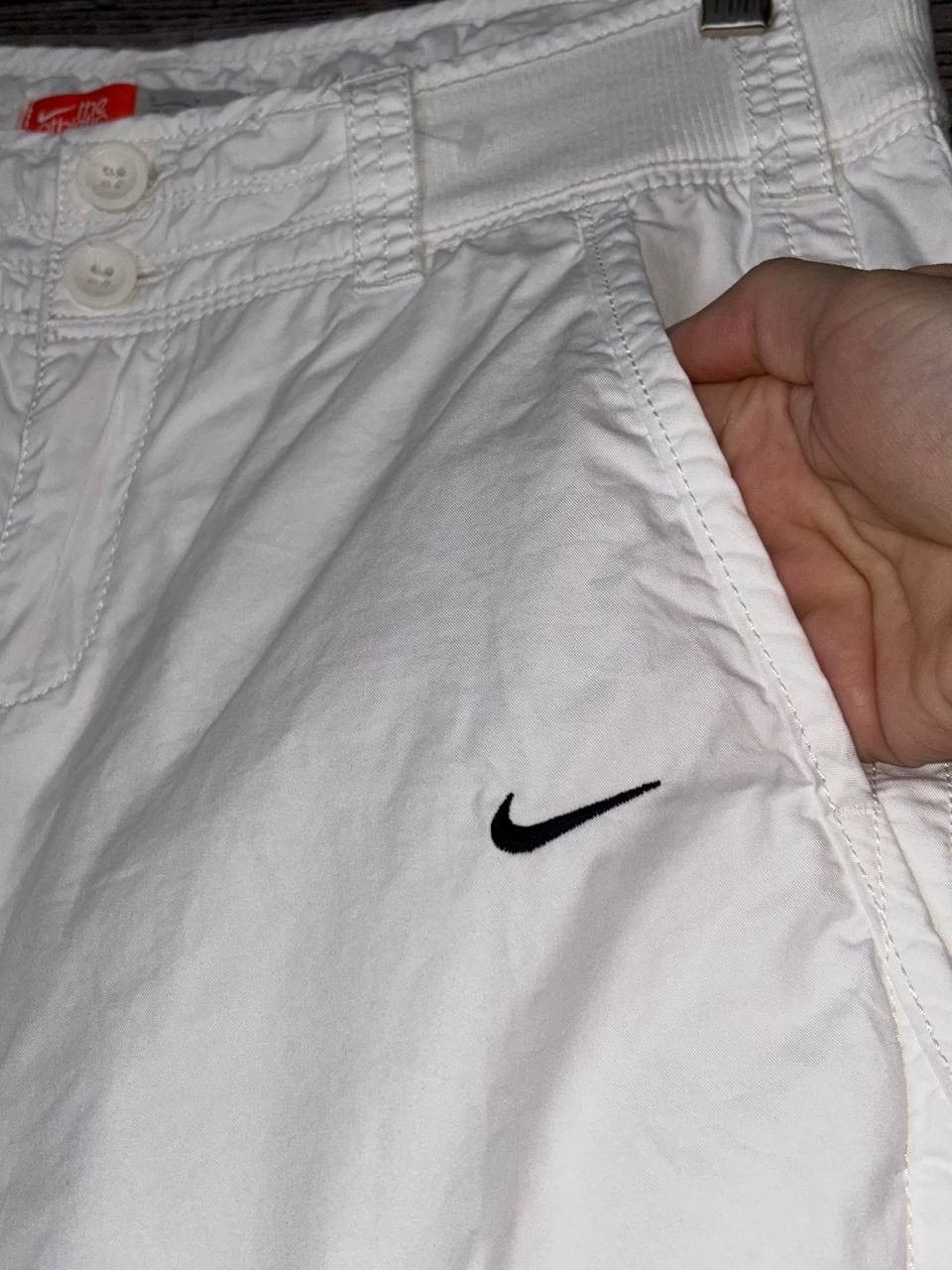 Nike Nike The Athletic Dept Women's White Y2k Pants vintage 2000s Size 30" / US 8 / IT 44 - 7 Thumbnail