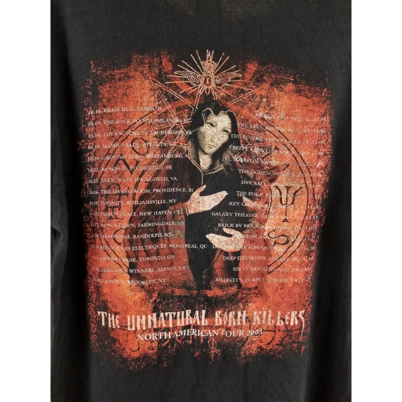 Born VINTAGE 2003 BEHEMOTH THE UNNATURAL BORN KILLERS DEATH METAL T-SHIRT XL Black Mens T-Shirt XS? XL Size US XL / EU 56 / 4 - 7 Thumbnail