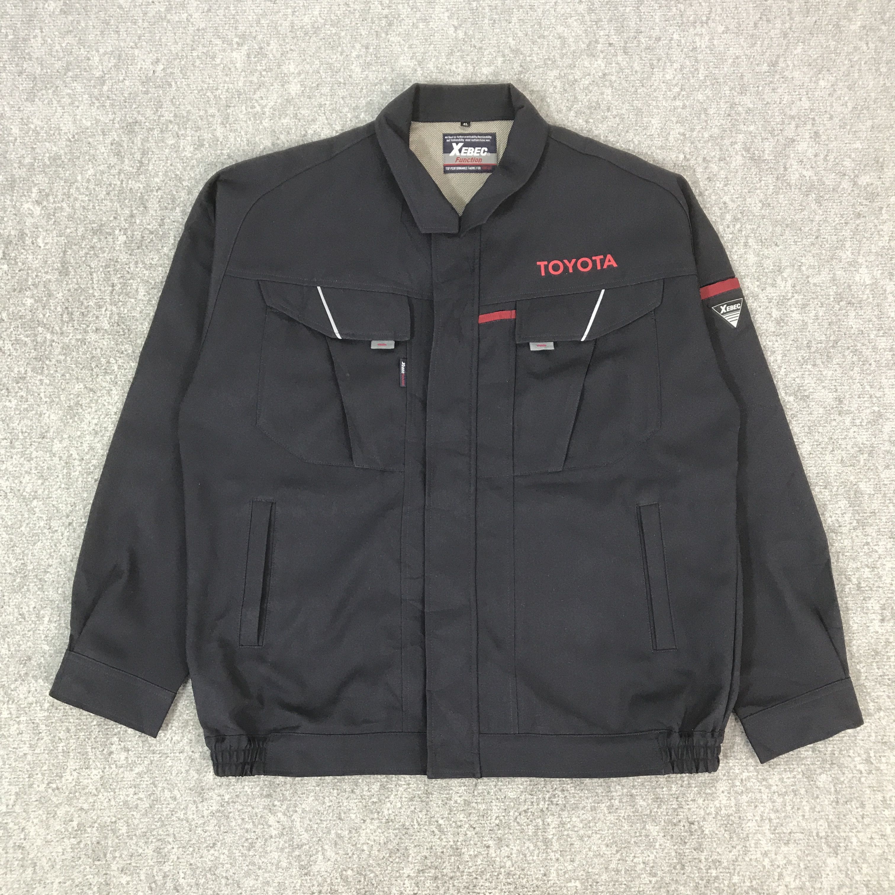 Japanese Brand TOYOTA RACING WORKWEAR CUSTOM JACKET K62B7 Size US XL / EU 56 / 4 - 2 Thumbnail