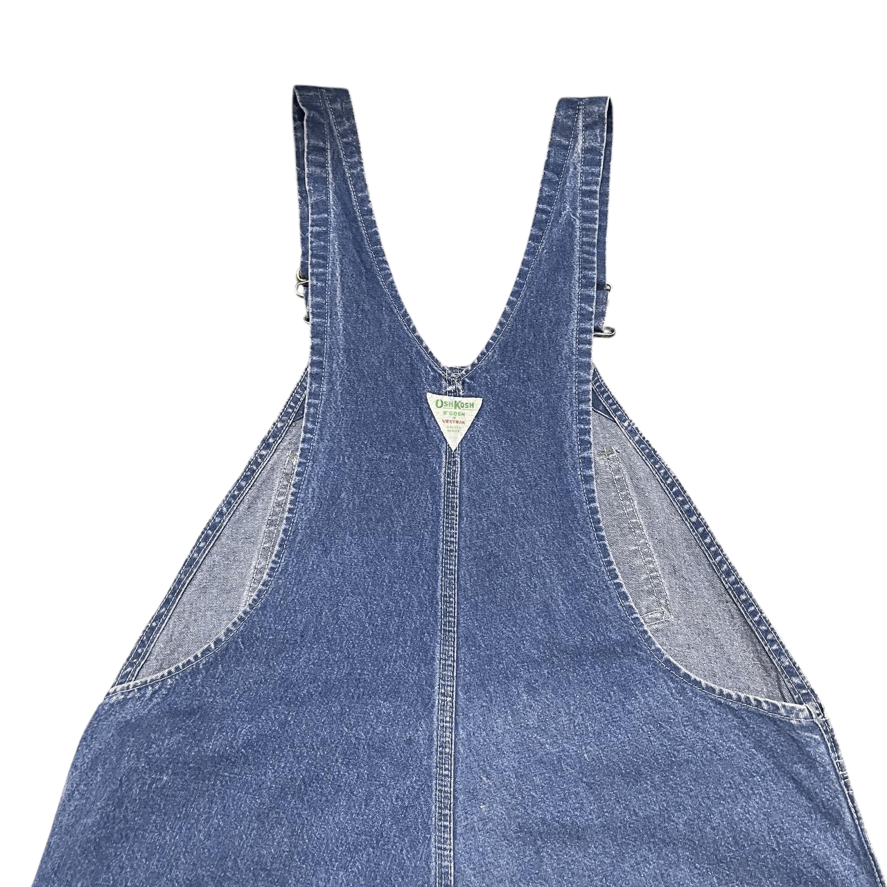 Oshkosh Vintage Oshkosh Bgosh Union Made Denim Overalls Size US 37 - 13 Thumbnail