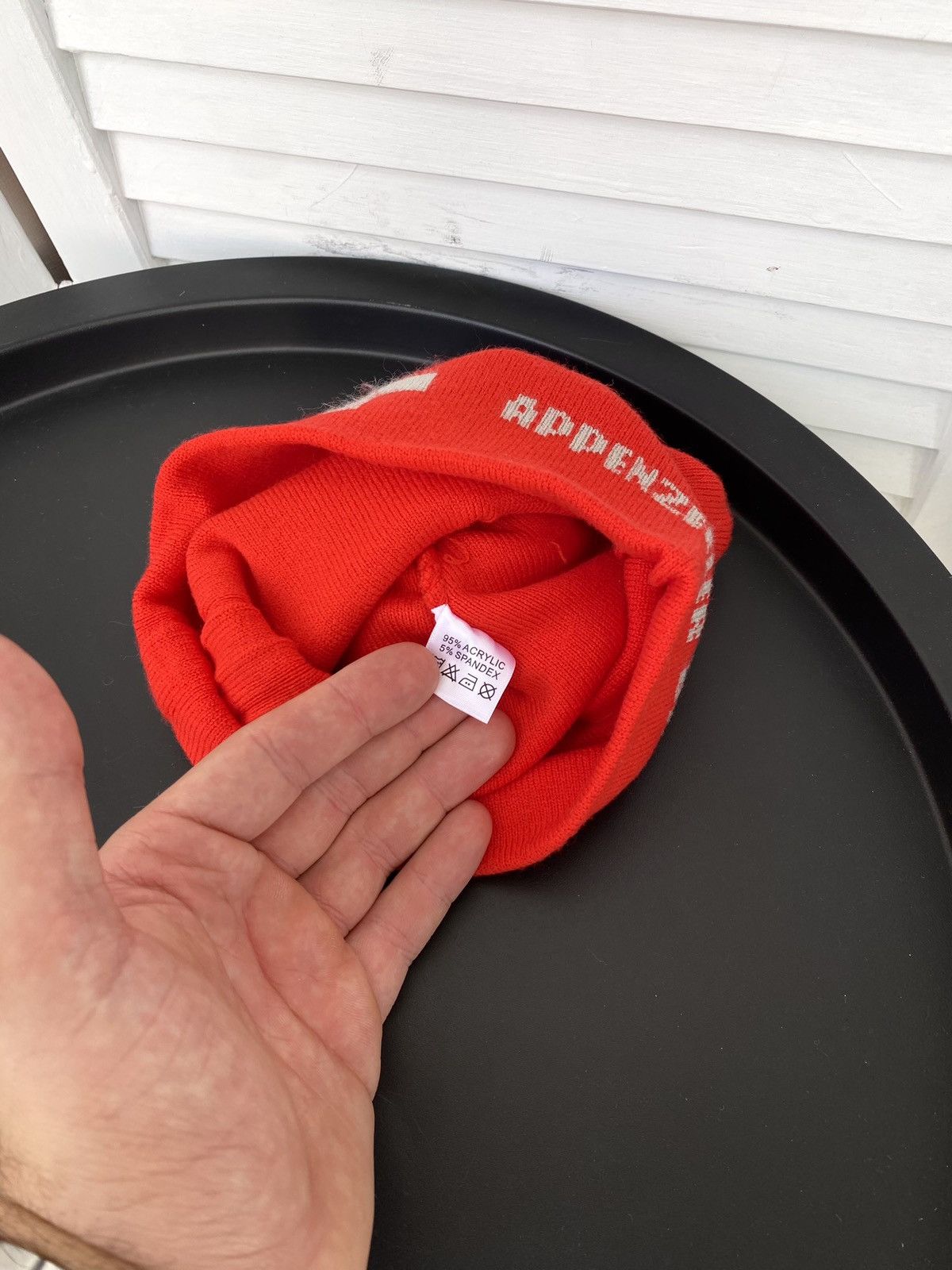 Japanese Brand × USA Olympics × Vintage Vintage 80's Appenzeller Bier Swiss Winter Ski Beanie Hat Size ONE SIZE - 5 Thumbnail