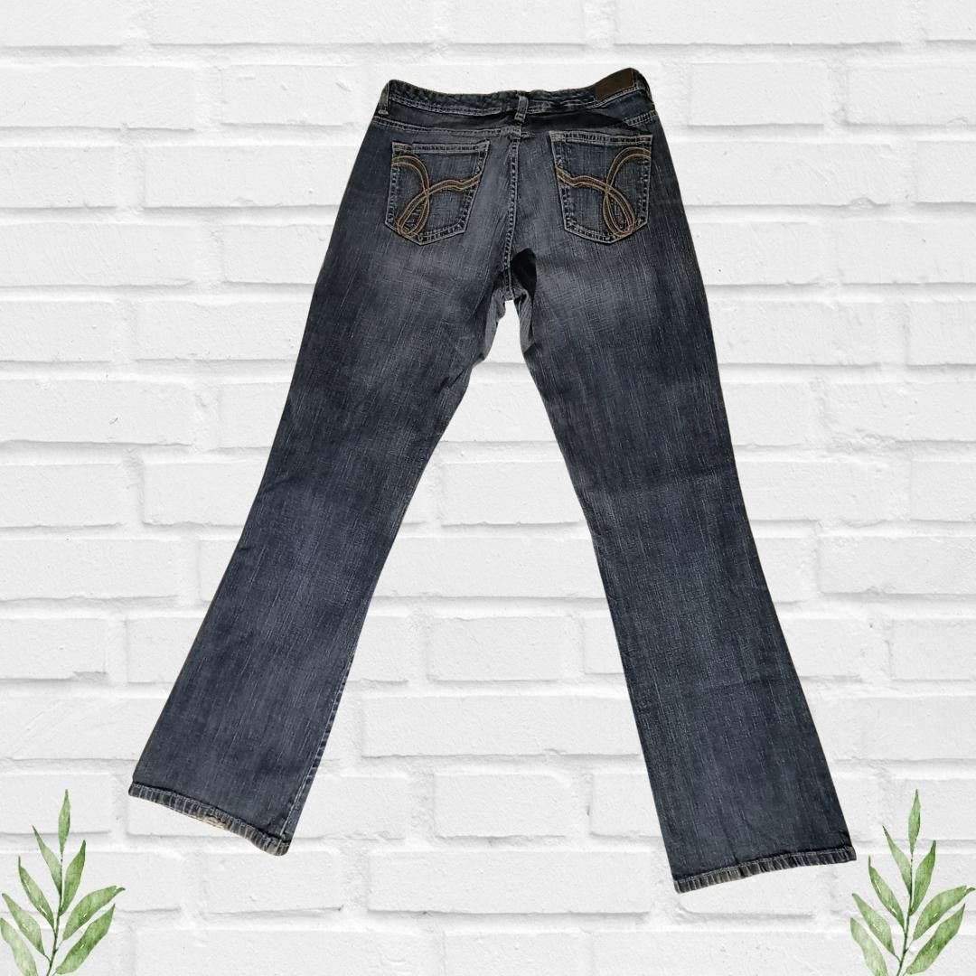 Lee Lee Women's Bootcut Lower on the Waist Blue Denim Size 8 Size 30" / US 8 / IT 44 - 4 Thumbnail