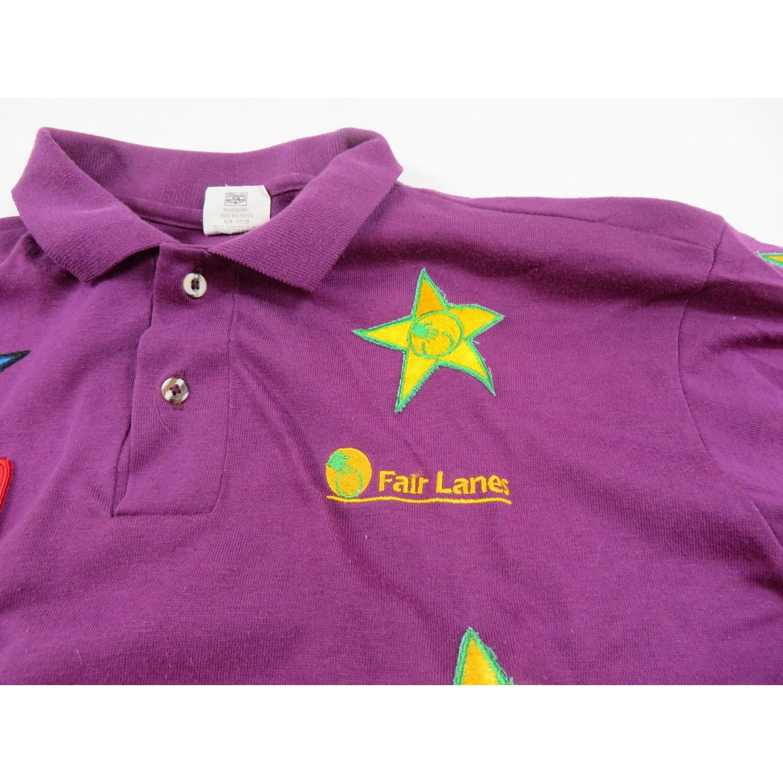 Other King Louis Shirt, Fair Lanes Bowling Polo Burgandy, L 1990s Size US L / EU 52-54 / 3 - 4 Thumbnail