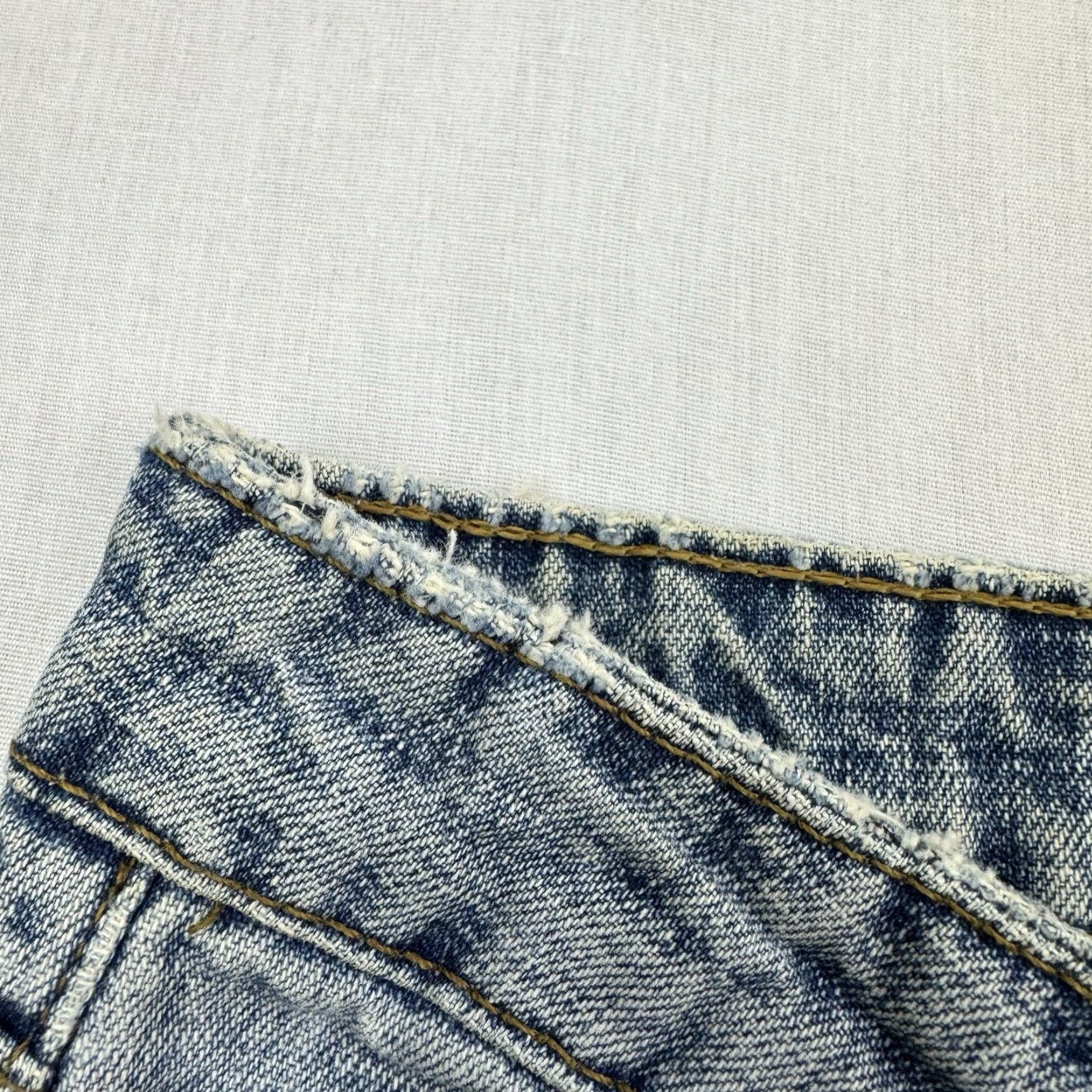 Vintage VINTAGE Y2K Aeropostale Flare Bootcut Jeans Womens 11/12 Long Hipster Hippie Blue Size 32" / US 10 / IT 46 - 7 Thumbnail