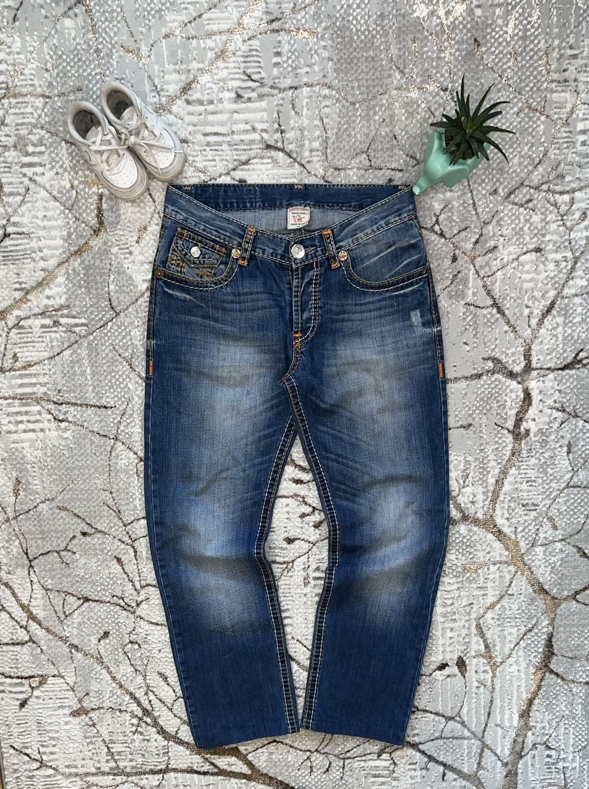 Japanese Brand × True Religion × Vintage TRUE RELIGION CHIEFKEEF VINTAGE 90S JEANS PANTS BUDDHA Y2K Size US 33 - 2 Thumbnail