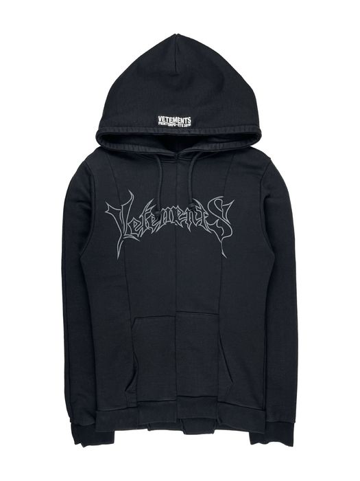 Vetements split online hoodie