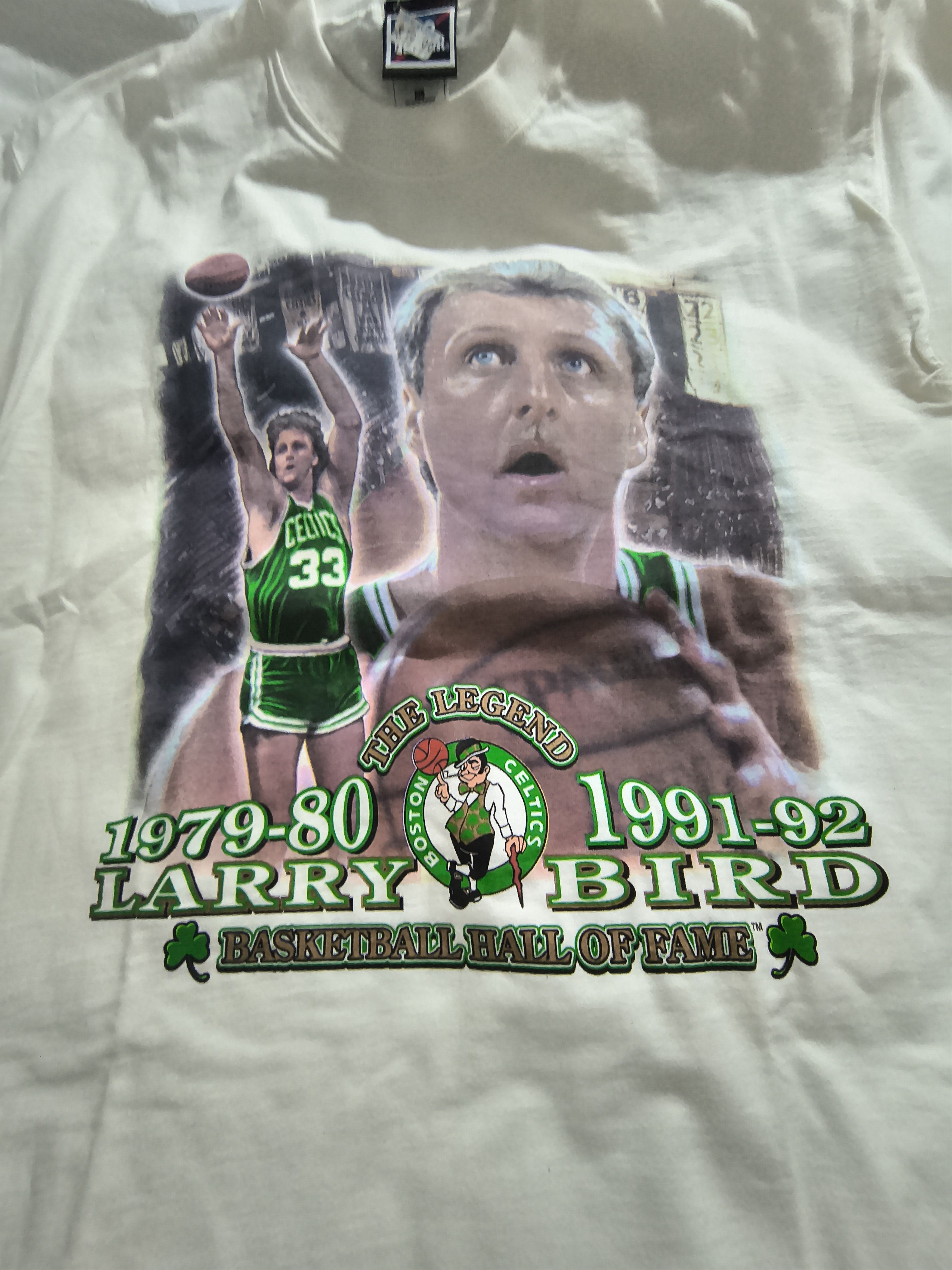 Pro Player Nwt vintage pro player Larry bird Boston Celtics t shirt Size US XL / EU 56 / 4 - 2 Thumbnail