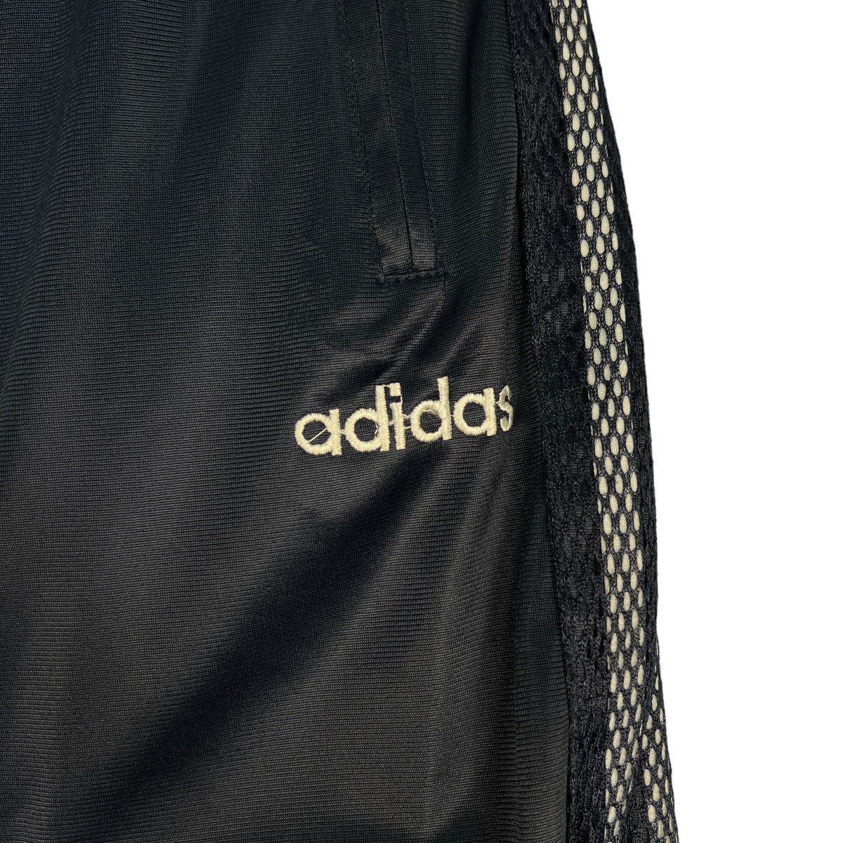 Adidas 🔥 VINTAGE 90s ADIDAS SIDE SNAP BUTTON TRACK PANTS Size US 30 / EU 46 - 9 Thumbnail