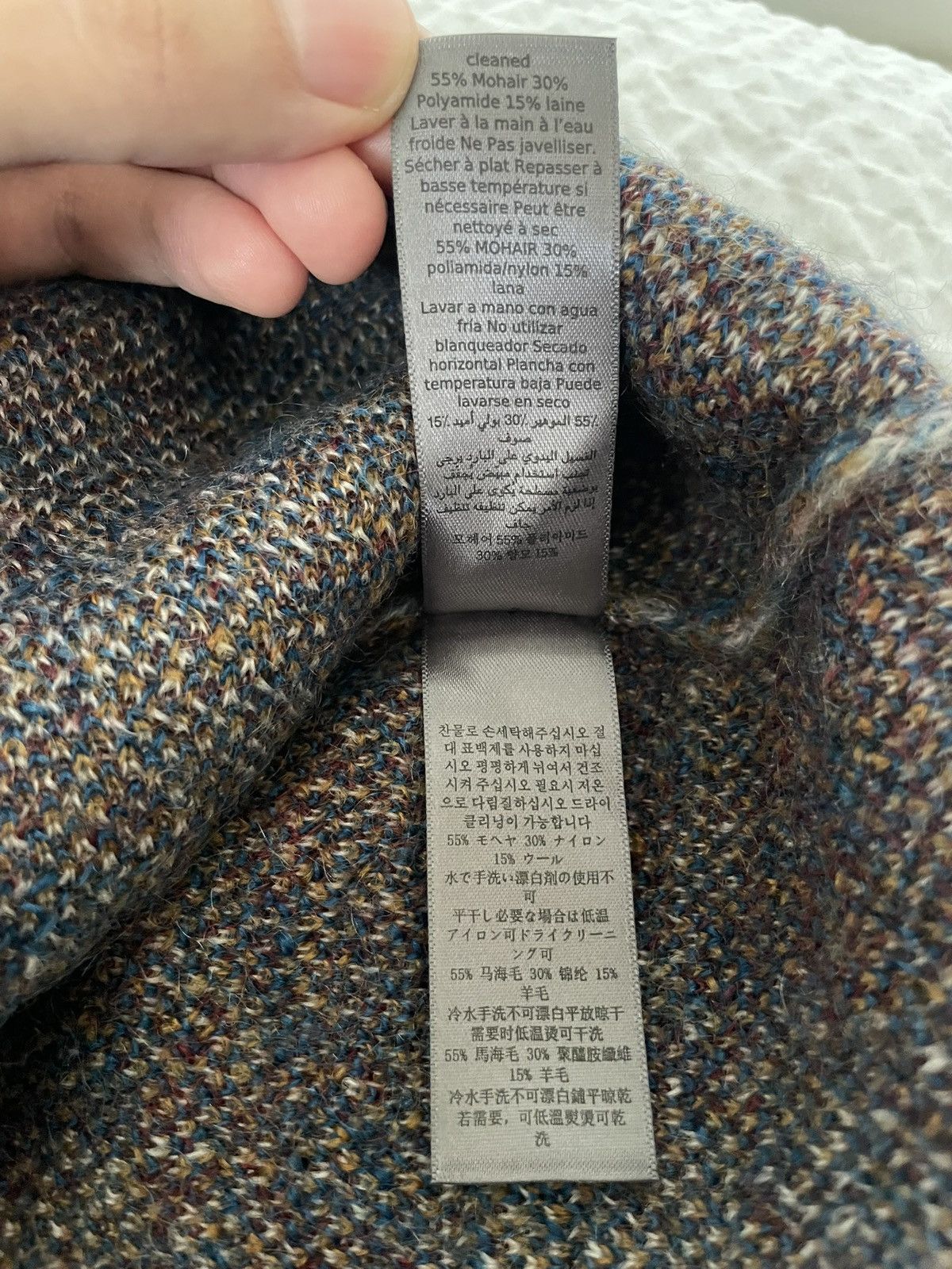 John Varvatos John Varvatos Rolante Mohair Crewneck Sweater XS Size US XS / EU 42 / 0 - 11 Thumbnail