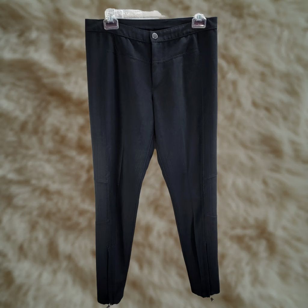 Marc Jacobs Women's Marc Jacobs Black Seamed Ankle Zip Pants Trousers Business Casual Sz 6 Size 28" / US 6 / IT 42 - 1 Thumbnail