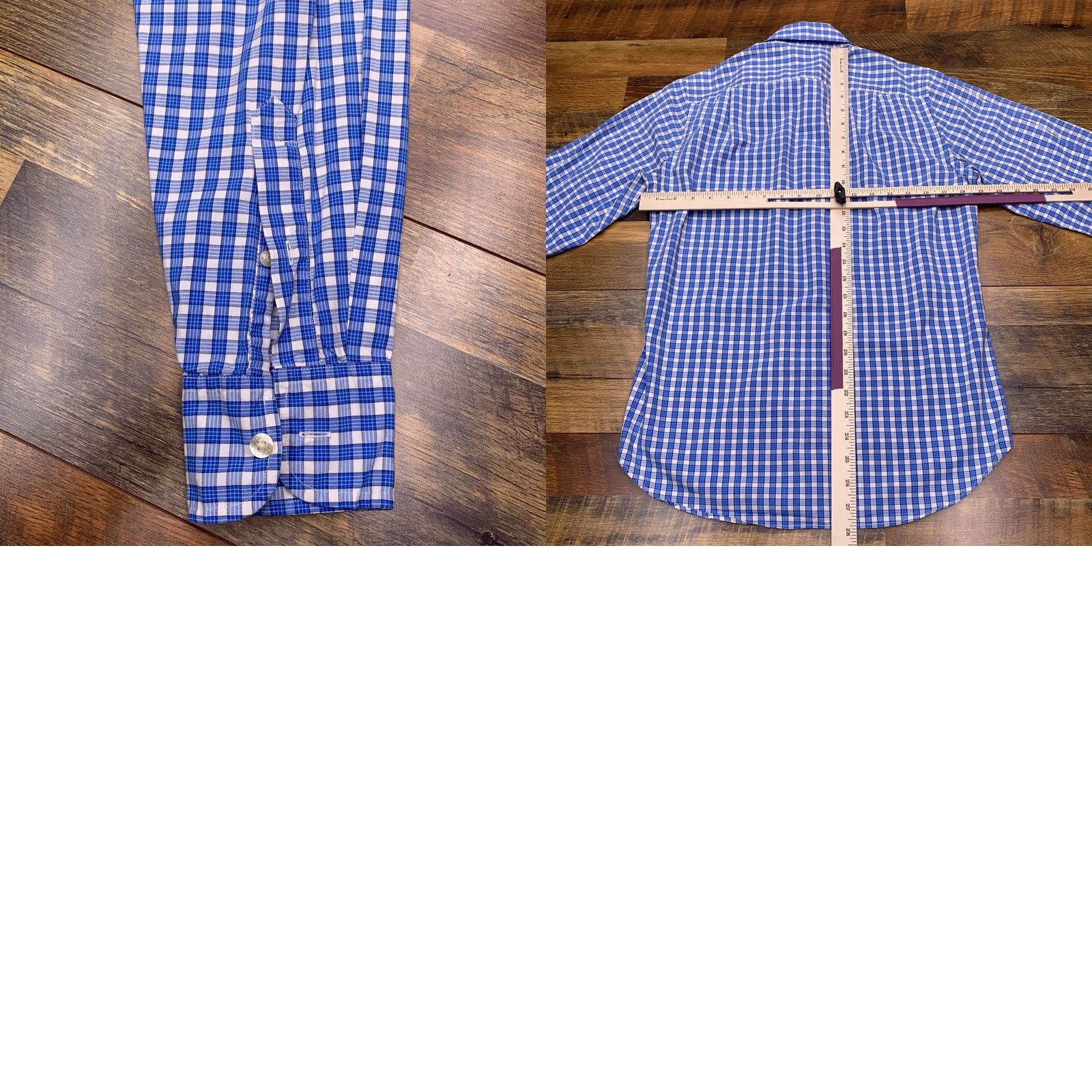 Vintage J Crew Shirt Adult XS Blue Plaid Button-Up Long Sleeve Mens Regular Size US XS / EU 42 / 0 - 8 Thumbnail