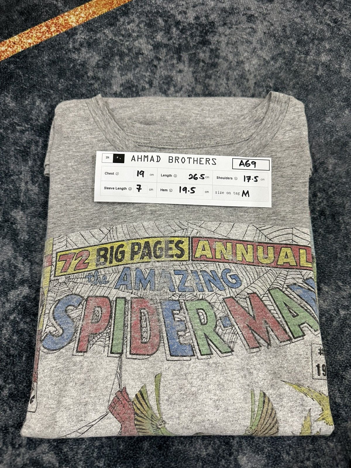 Anime × DC Comics × Marvel Comics Marvel Amazing Spiderman Promo A69 Size US S / EU 44-46 / 1 - 8 Thumbnail
