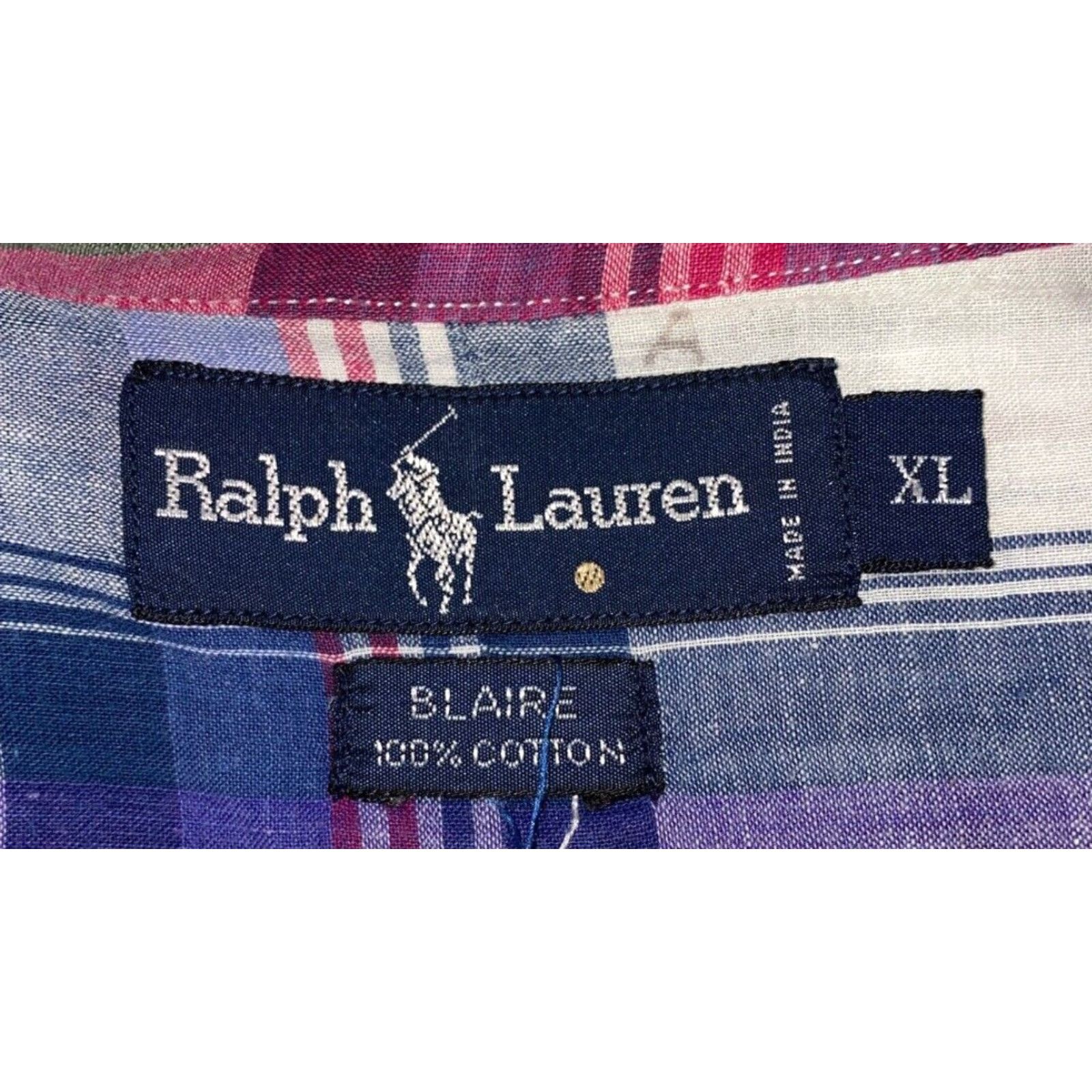 Ralph Lauren Ralph Lauren Blaire Shirt Plaid Long Sleeve Button-Up XL Mens Multicolor Size US XL / EU 56 / 4 - 6 Thumbnail