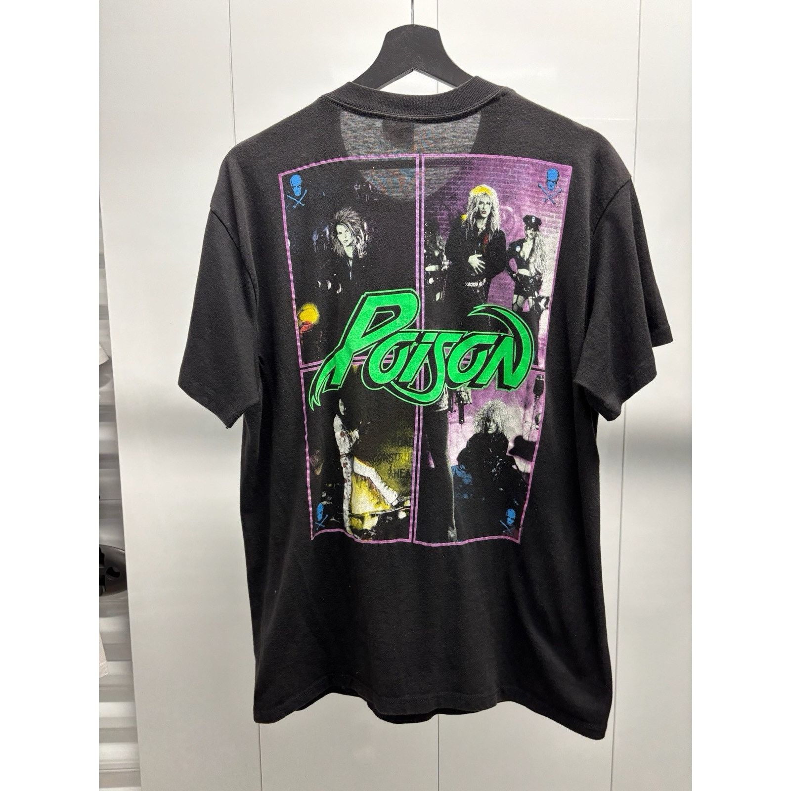 Band Tees × Vintage Vintage 1988 Poison Open Up And Say Ahhh Shirt Large Thin! Size US L / EU 52-54 / 3 - 2 Thumbnail