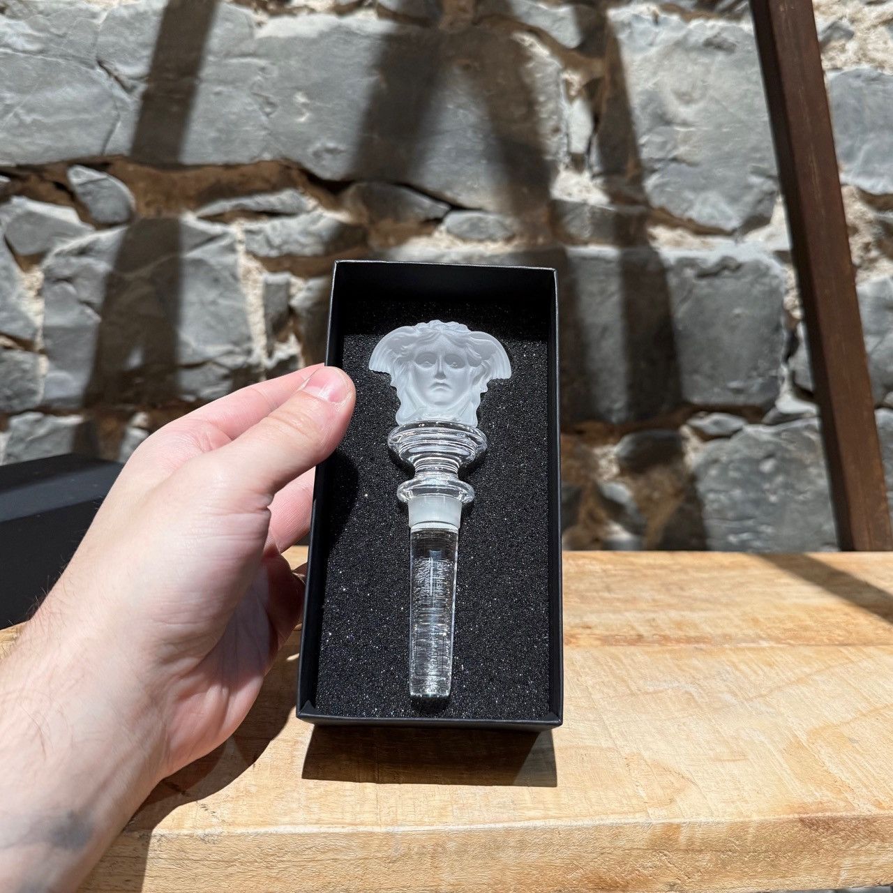 Versace Versace X Rosenthal Crystal Medusa Head Bottle Stopper Size ONE SIZE - 2 Thumbnail