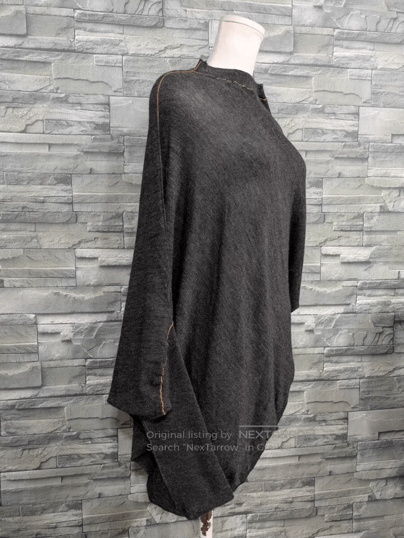 Issey Miyake Issey Miyake Irregular Deconstructed Long Sleeve Top Size M / US 6-8 / IT 42-44 - 2 Thumbnail