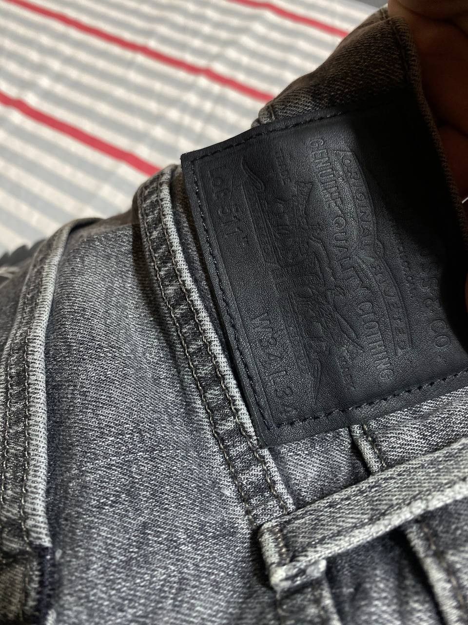 Levi's × Vintage VINTAGE LEVIS PREMIUM Button Fly Straight Leg Denim Jeans Size US 34 / EU 50 - 2 Thumbnail