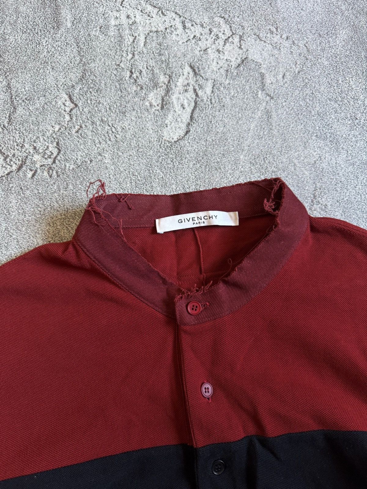 Givenchy Givenchy Striped Distressed Long Sleeve Sweatshirt Size S Size US S / EU 44-46 / 1 - 6 Thumbnail