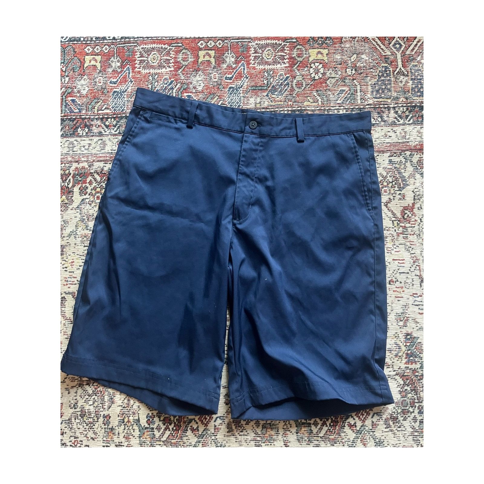 Nike Nike Men's Standard Fit Golf Shorts Flat Front Blue 36 Size US 36 / EU 52 - 2 Thumbnail