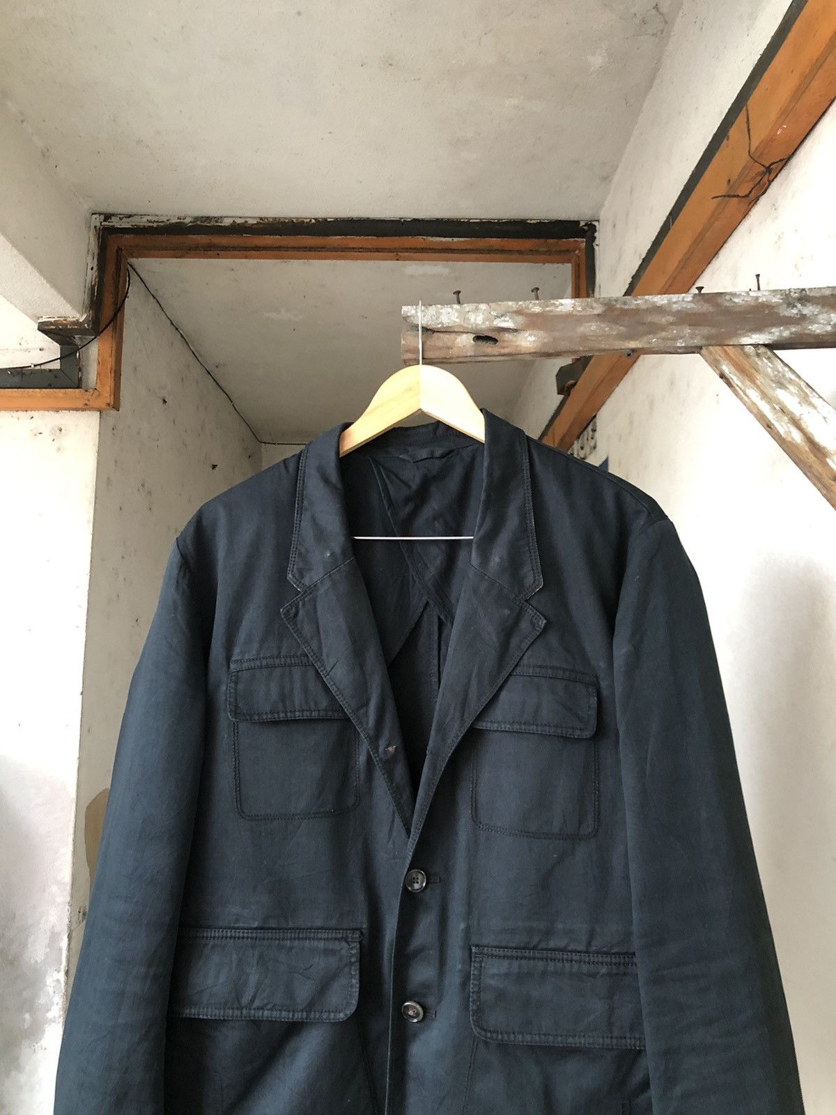 Gap Gap Military Style Pocket Blazer Jacket Like Yohji Yamamoto Size US L / EU 52-54 / 3 - 4 Thumbnail