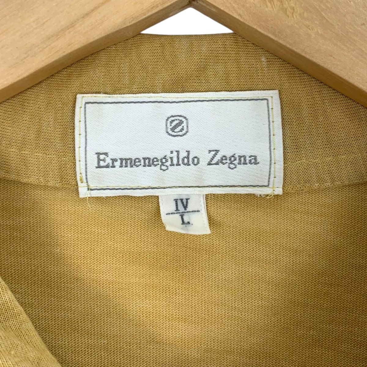 Ermenegildo Zegna Vintage ERMENEGILDO ZEGNA Italian Brand Collar Tshirt Size US L / EU 52-54 / 3 - 6 Thumbnail