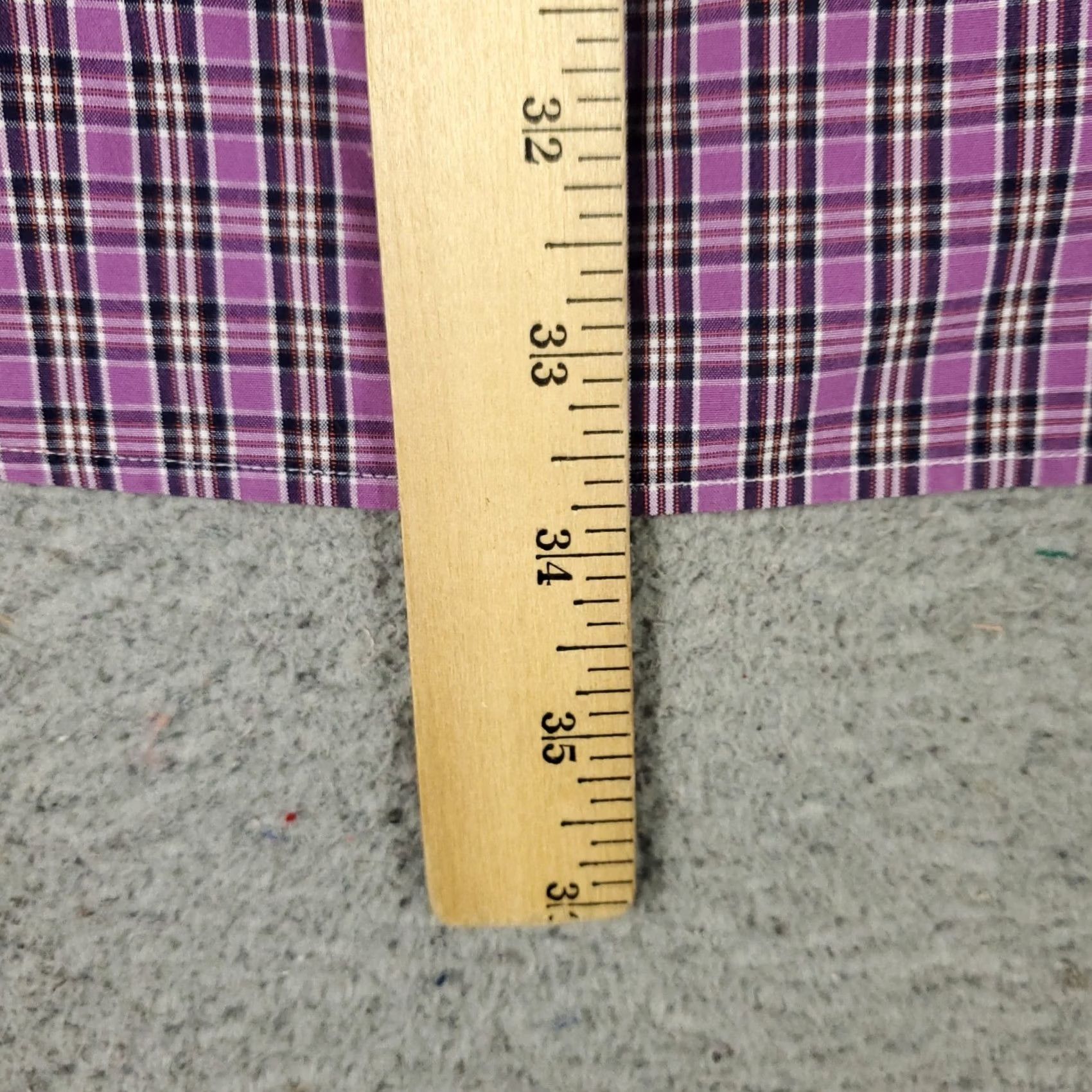 Ralph Lauren Ralph Lauren Shirt Mens 2XL Purple Plaid Pony Button Up Short Sleeve Size US XXL / EU 58 / 5 - 5 Thumbnail
