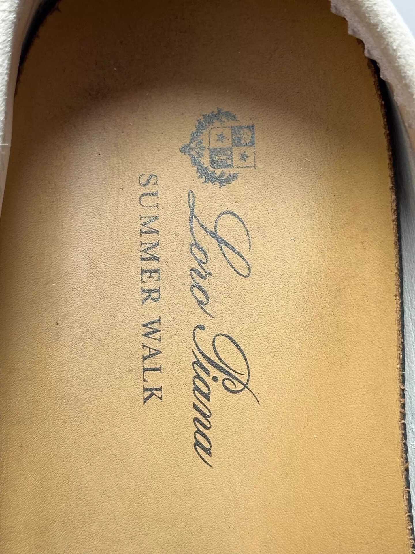 Loro Piana Loro Piana Men's Summer Walk Suede Loafer Flat Cream 42 Size US 9 / EU 42 - 7 Thumbnail