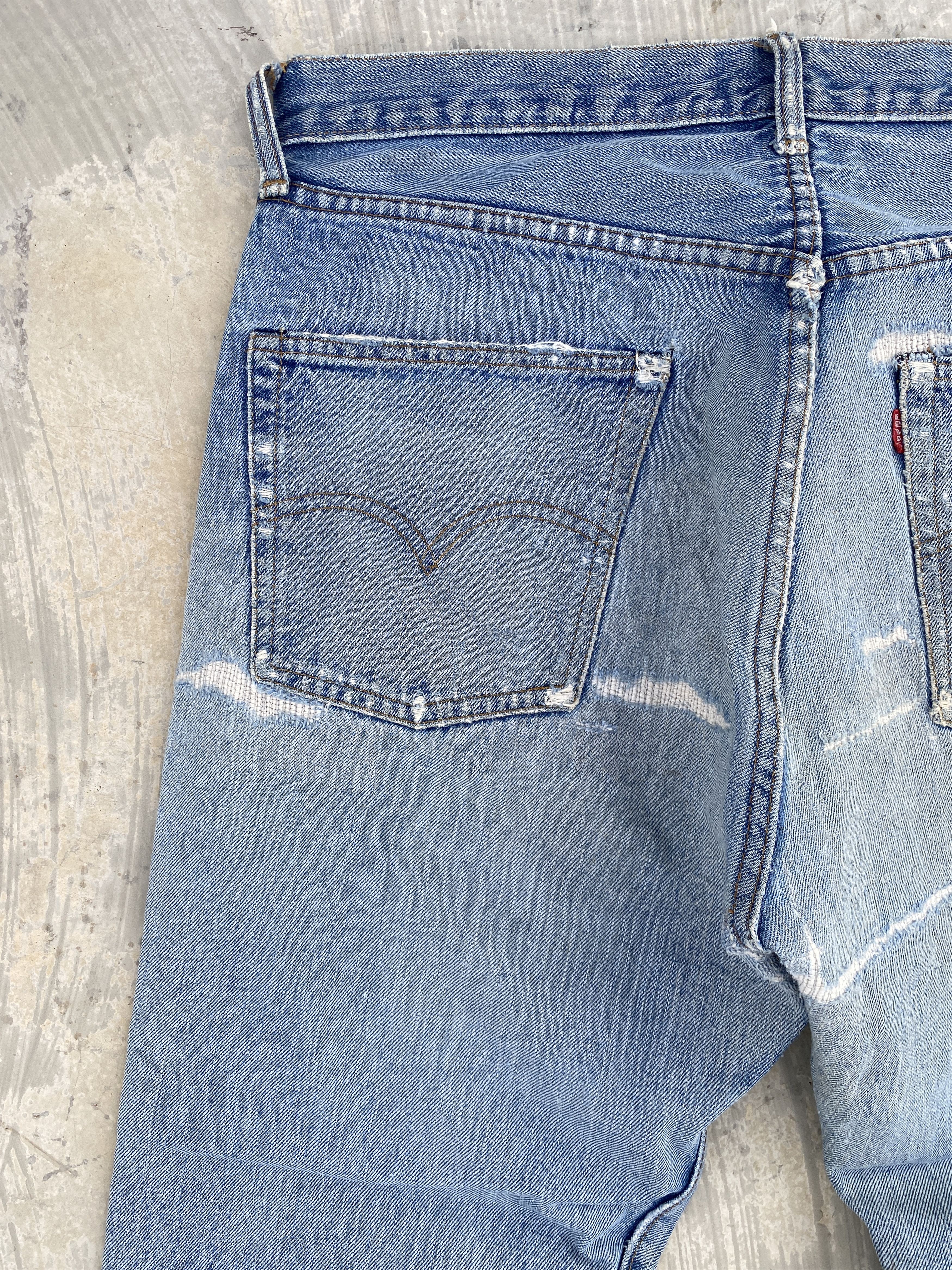Levi's Vintage 70s Levis 501 Redline #6 Selvedge Jeans SS66 Single Size US 34 / EU 50 - 8 Thumbnail