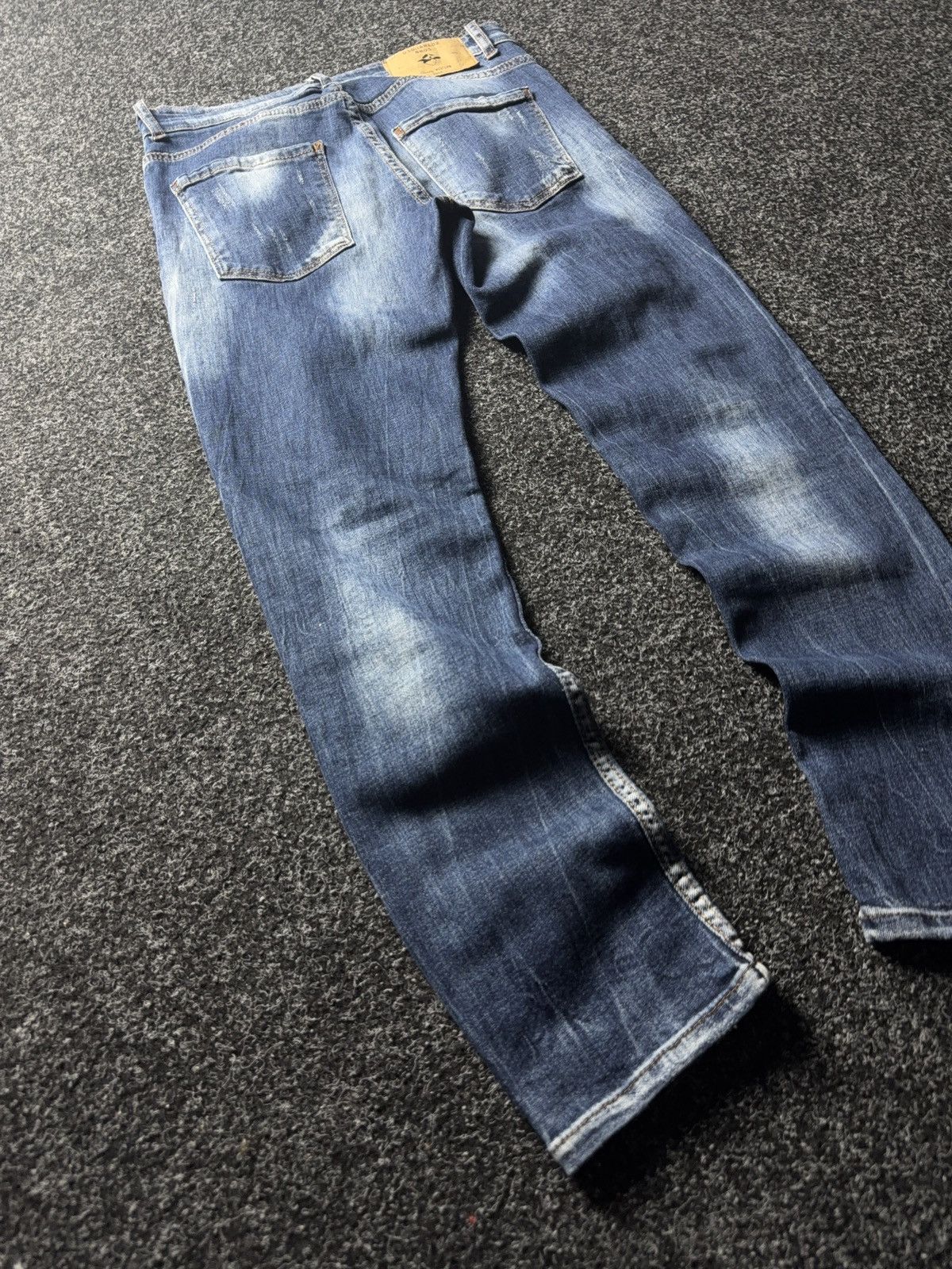 Dsquared2 Luxury Dsquared2 Bros Western Distressed Paint Skinny Jeans Size US 30 / EU 46 - 10 Thumbnail